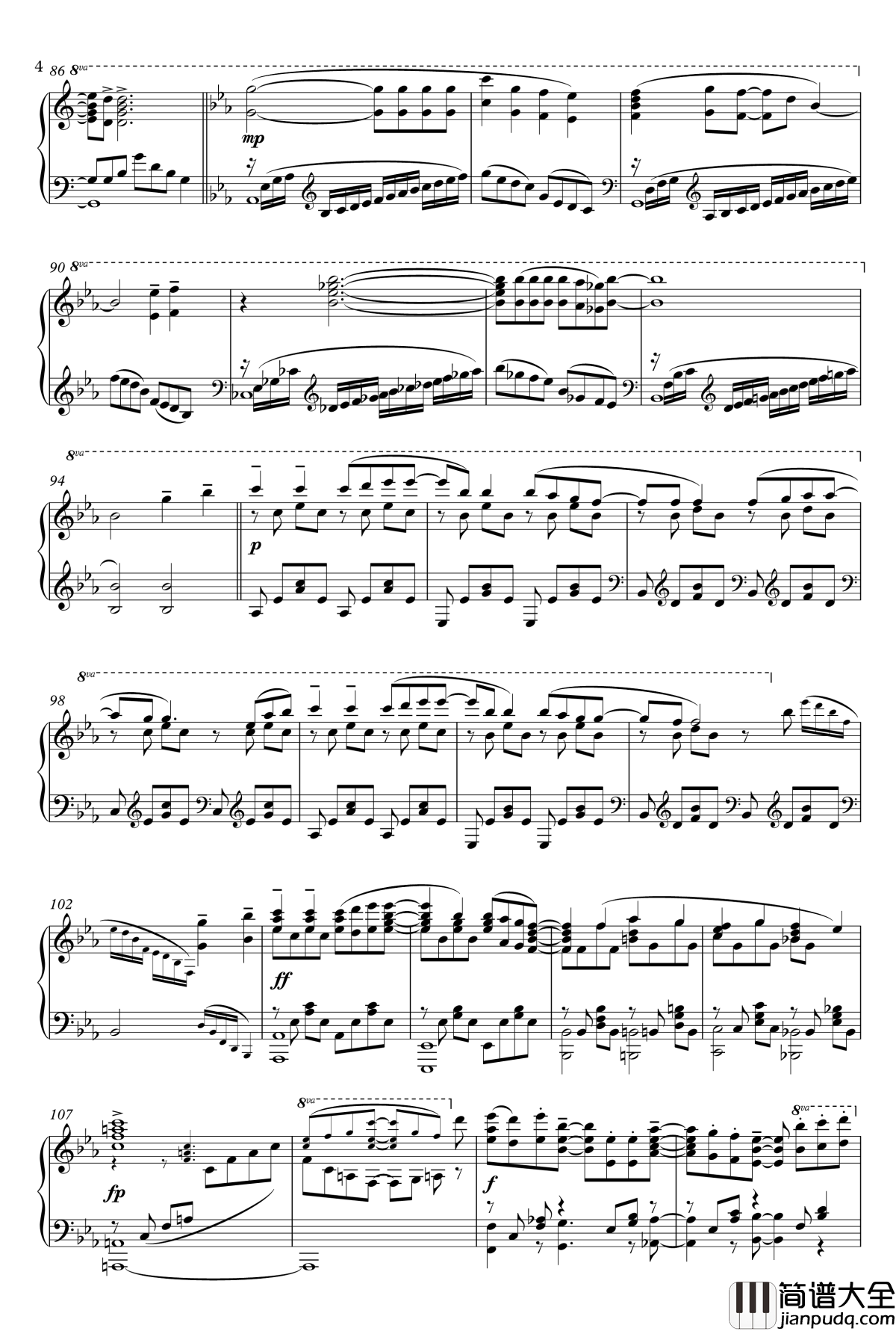 甘城光辉游乐园OP钢琴谱_Extra_magic_hour_Animenz