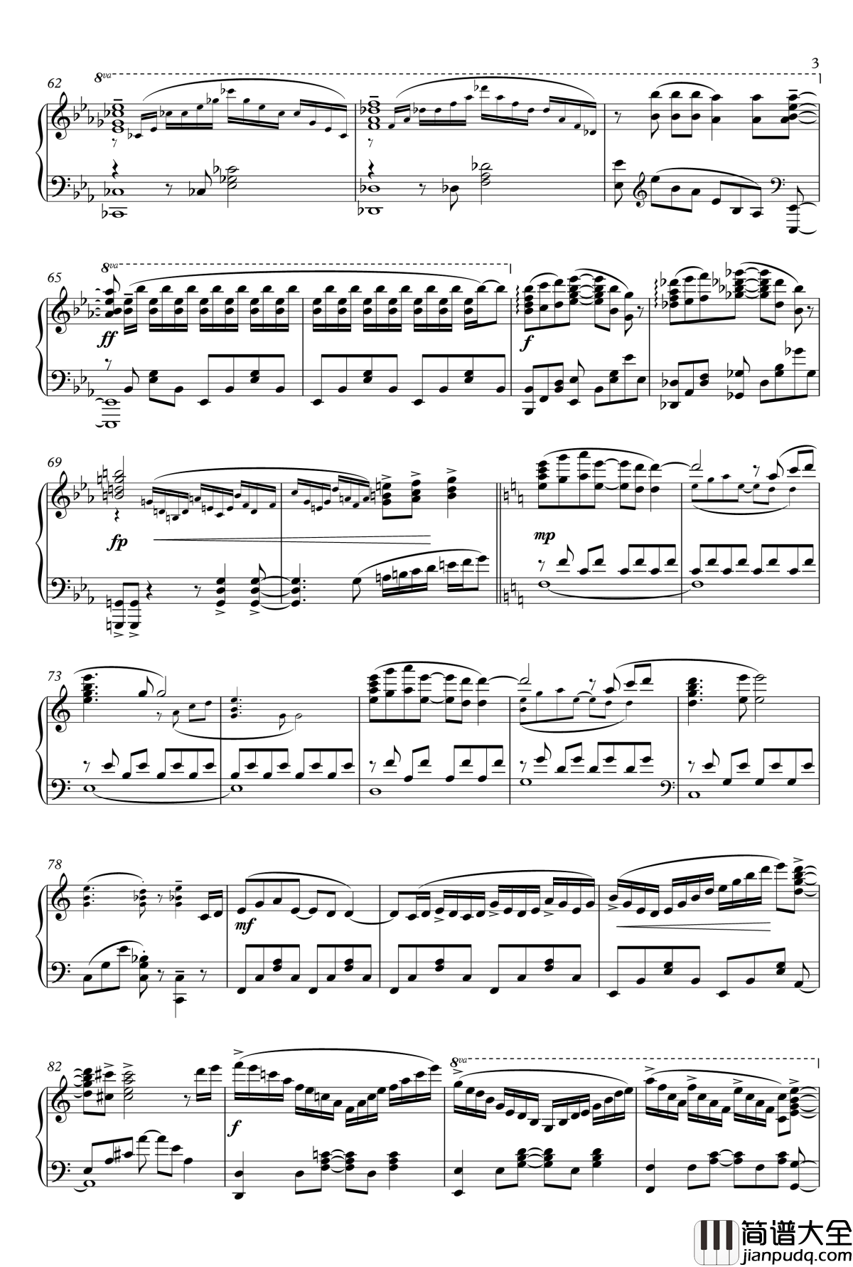 甘城光辉游乐园OP钢琴谱_Extra_magic_hour_Animenz