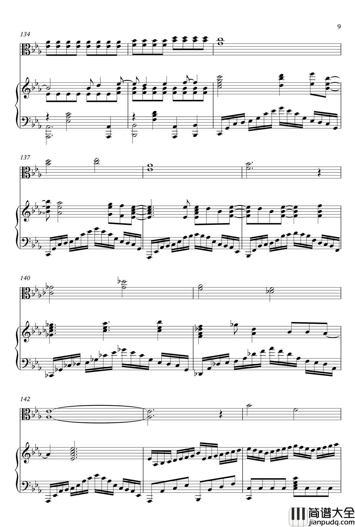 Brave_Song钢琴谱_Angel_Beats!_ED_Animenz_piano_+_viola