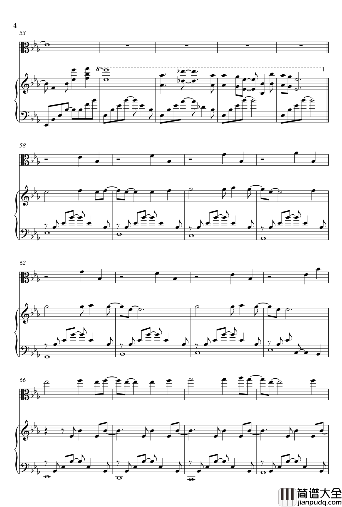 Brave_Song钢琴谱_Angel_Beats!_ED_Animenz_piano_+_viola