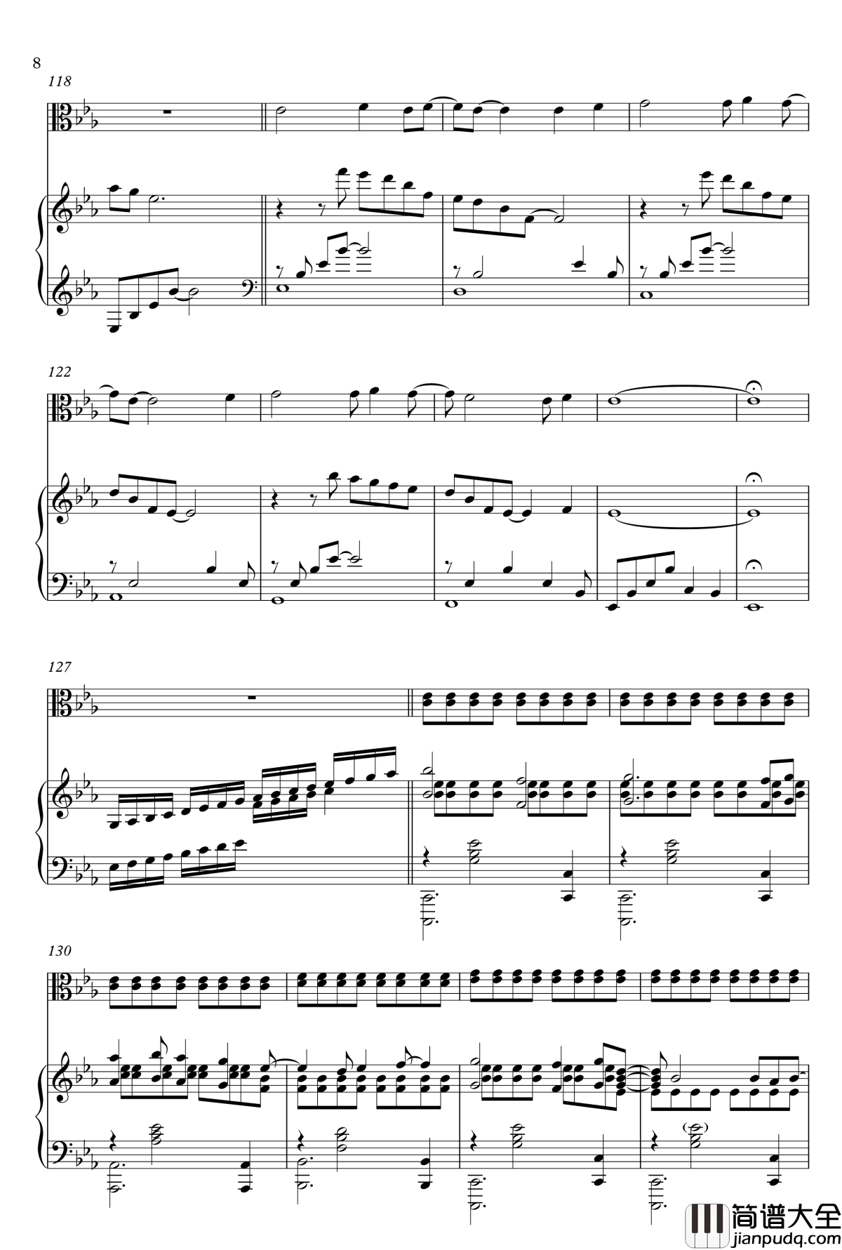 Brave_Song钢琴谱_Angel_Beats!_ED_Animenz_piano_+_viola