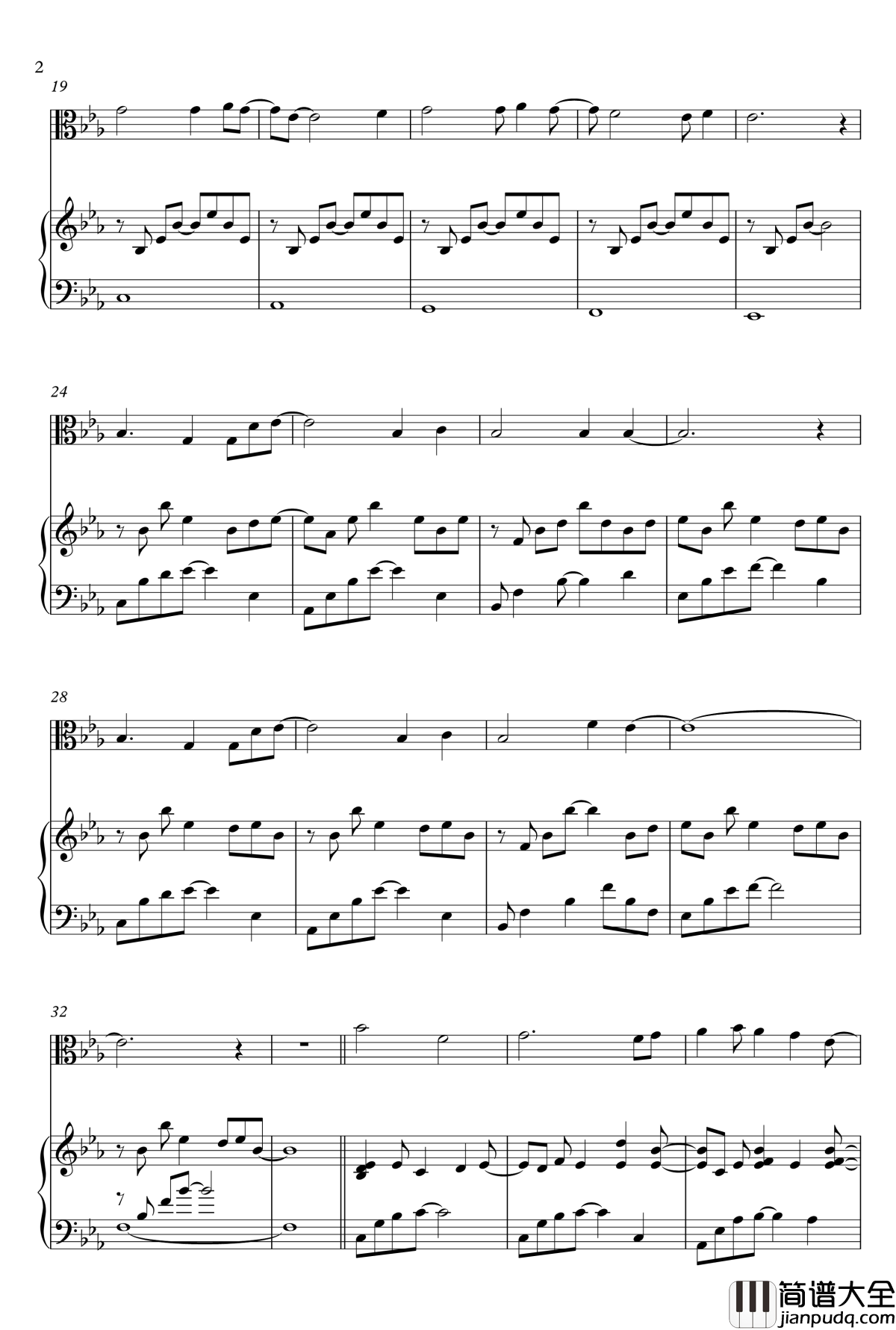 Brave_Song钢琴谱_Angel_Beats!_ED_Animenz_piano_+_viola