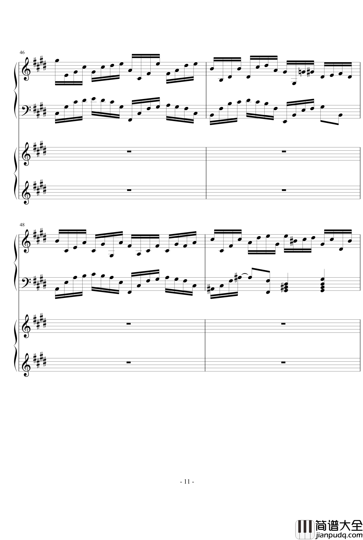 时夏钢琴谱_Ydolem