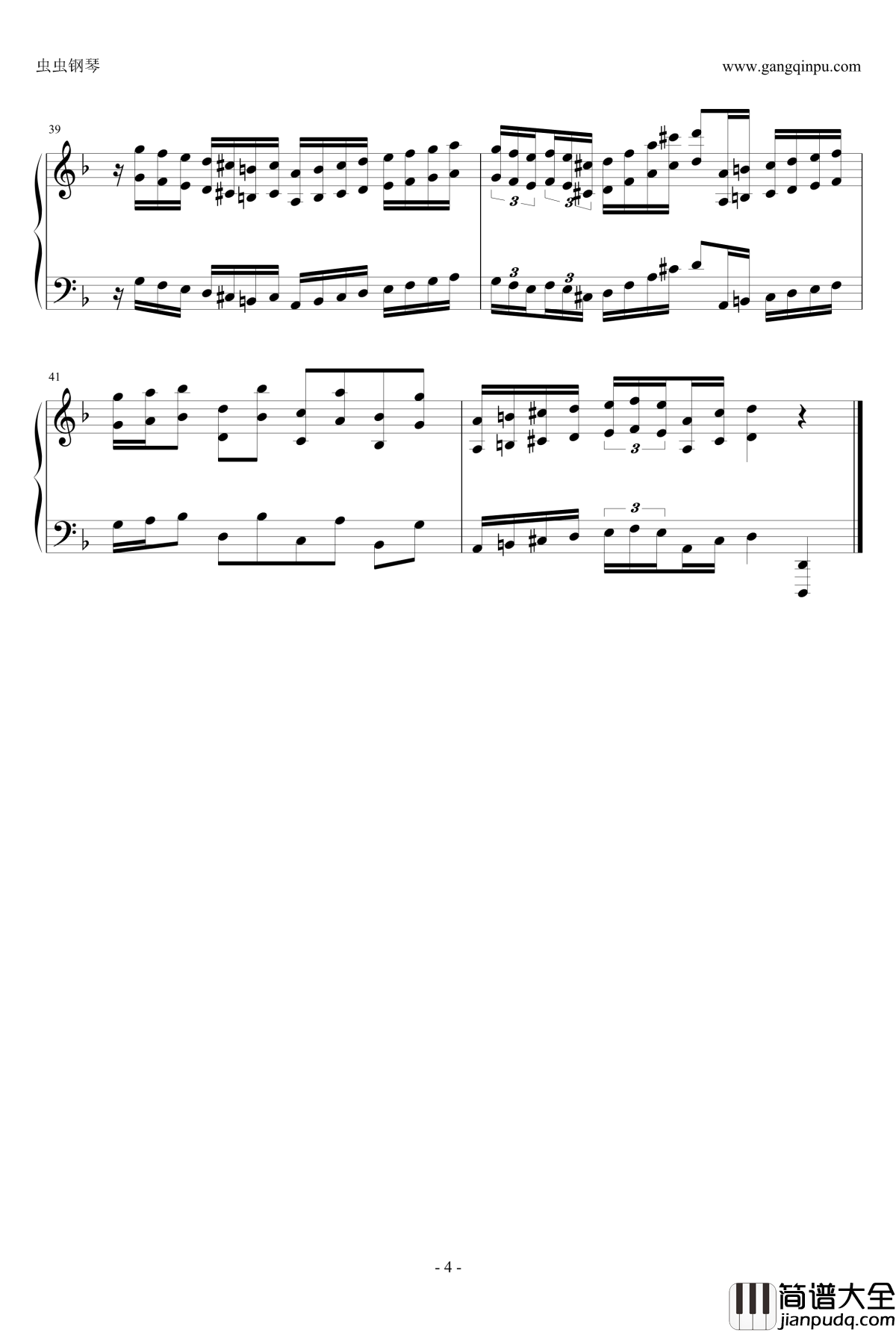 Toccata钢琴谱_Banya