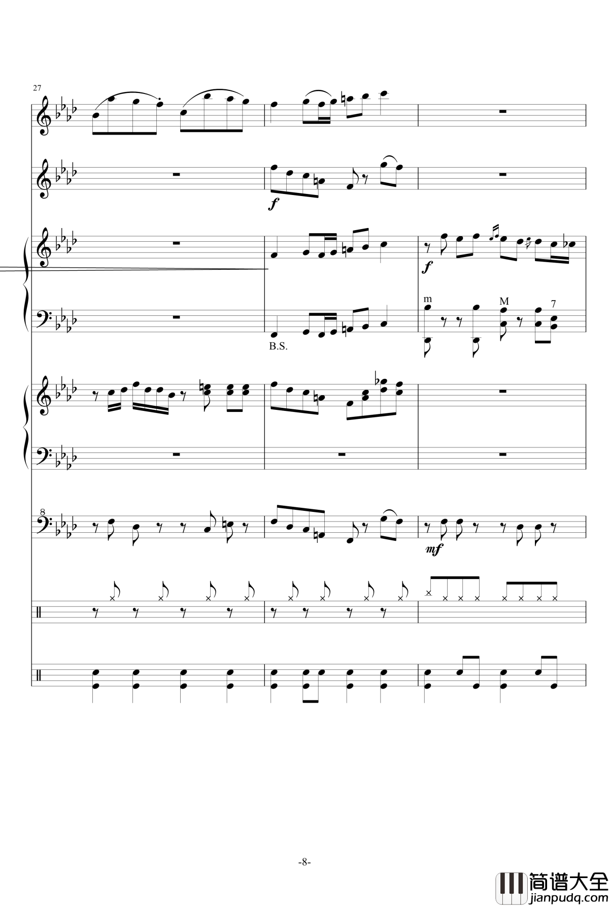 Quo_Vadis钢琴谱_总谱_M2U