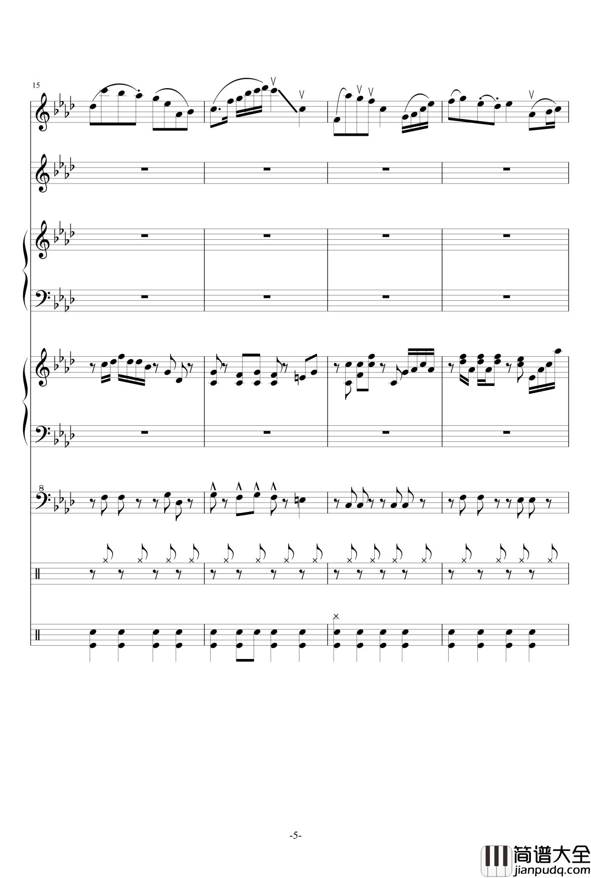 Quo_Vadis钢琴谱_总谱_M2U