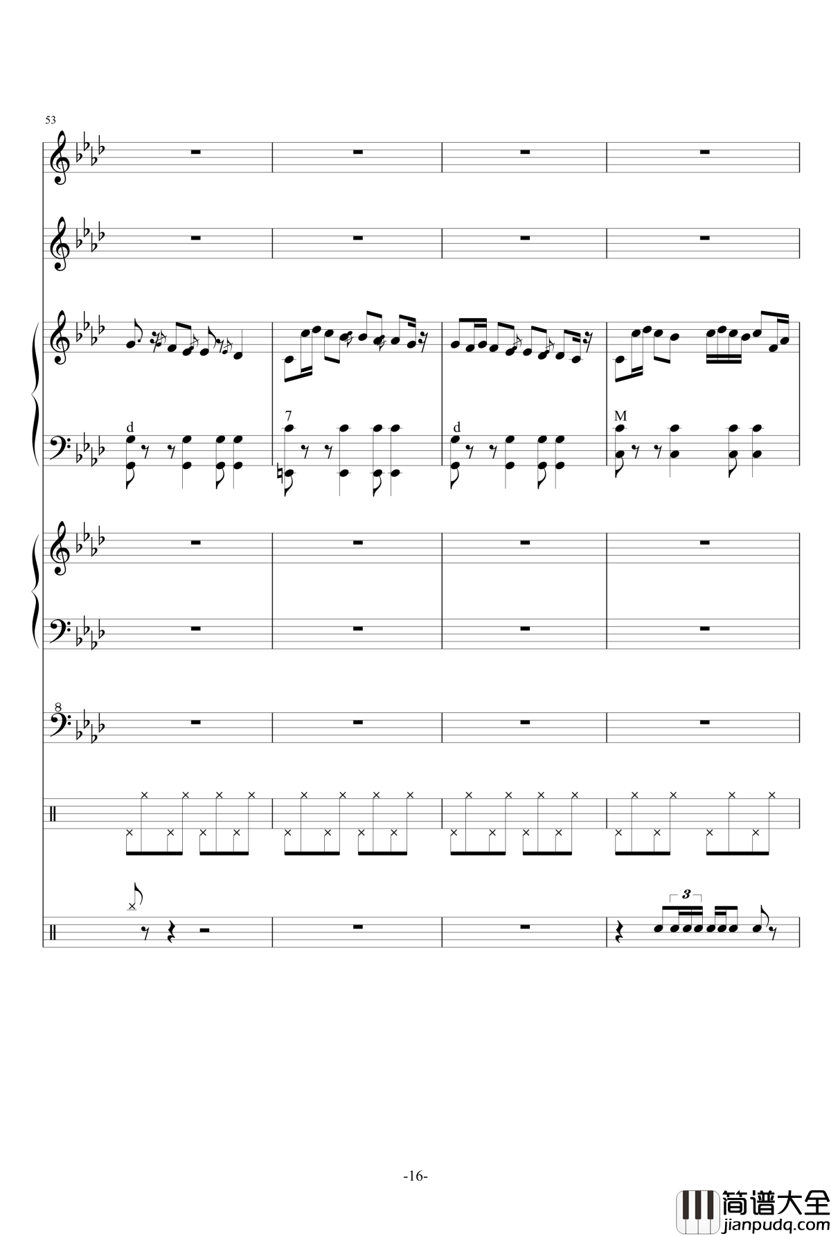 Quo_Vadis钢琴谱_总谱_M2U