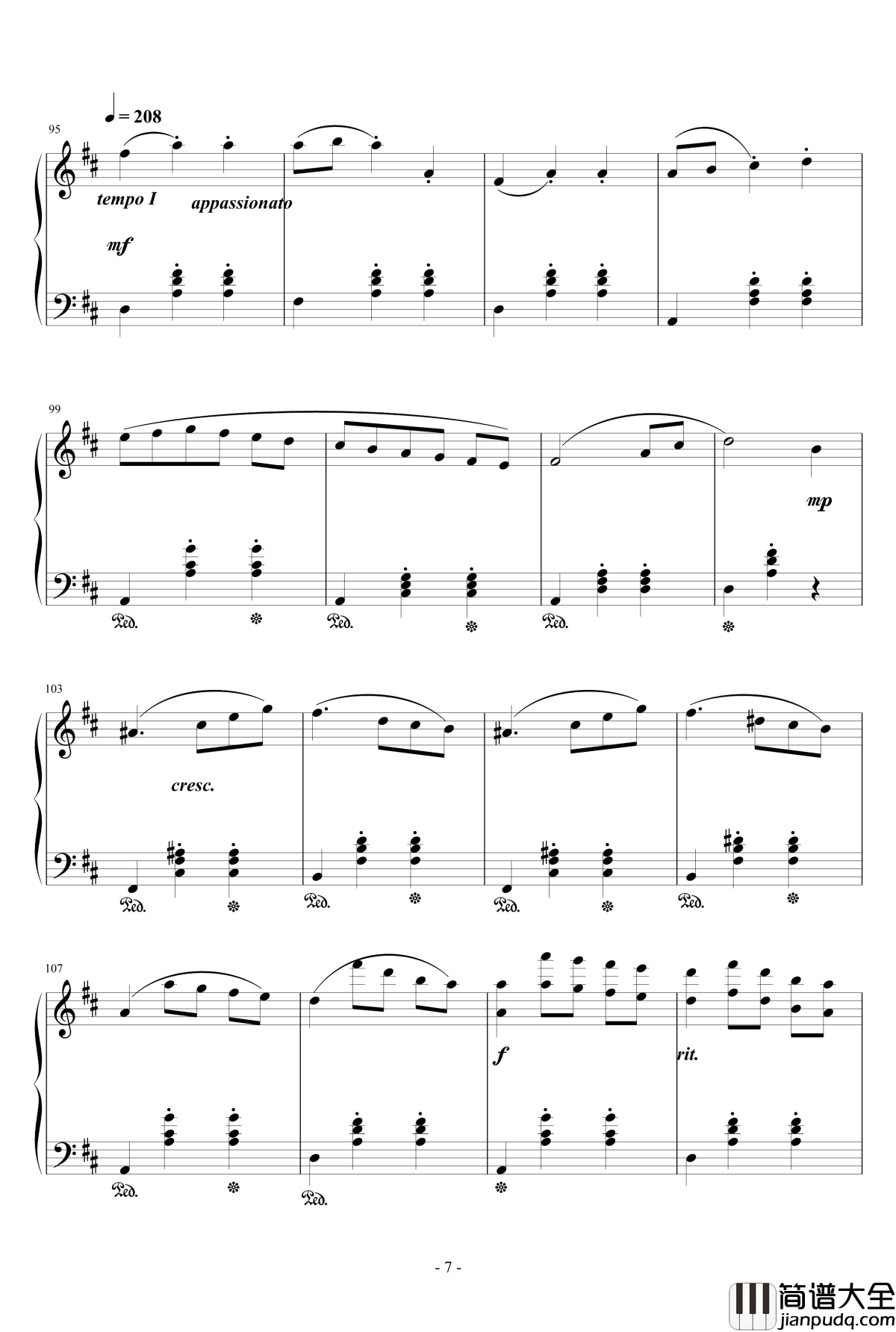 舞曲钢琴谱_天籁传声