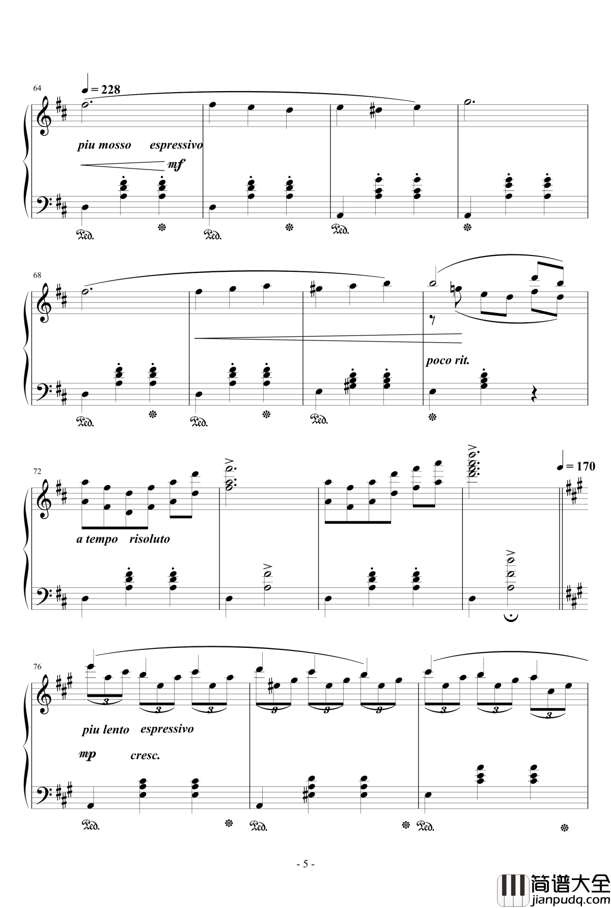 舞曲钢琴谱_天籁传声