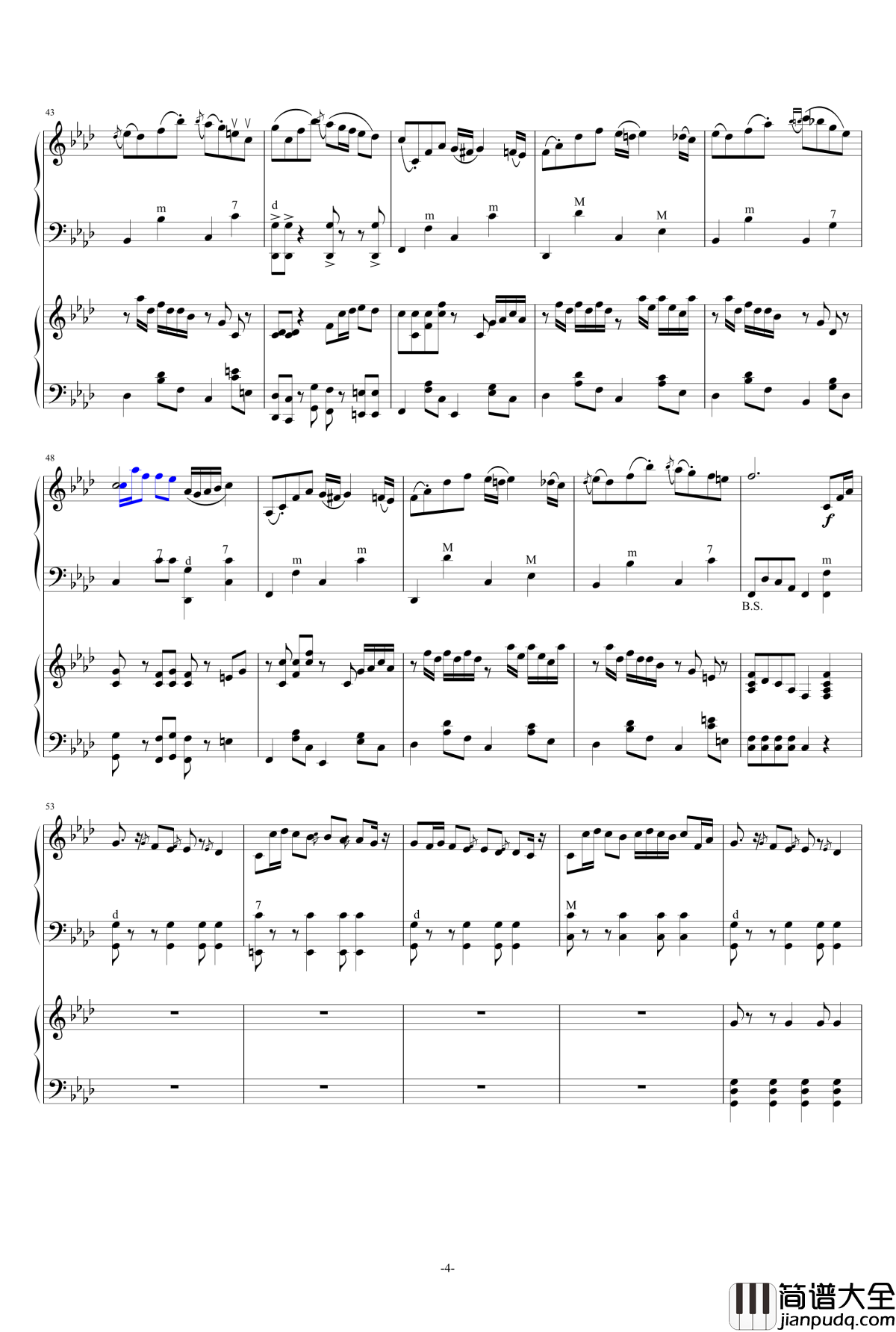 Quo_Vadis钢琴谱_手风琴_+_钢琴_M2U