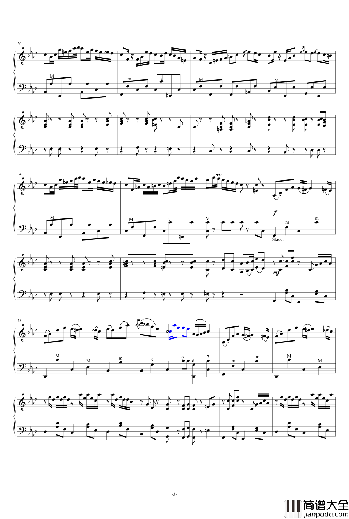 Quo_Vadis钢琴谱_手风琴_+_钢琴_M2U