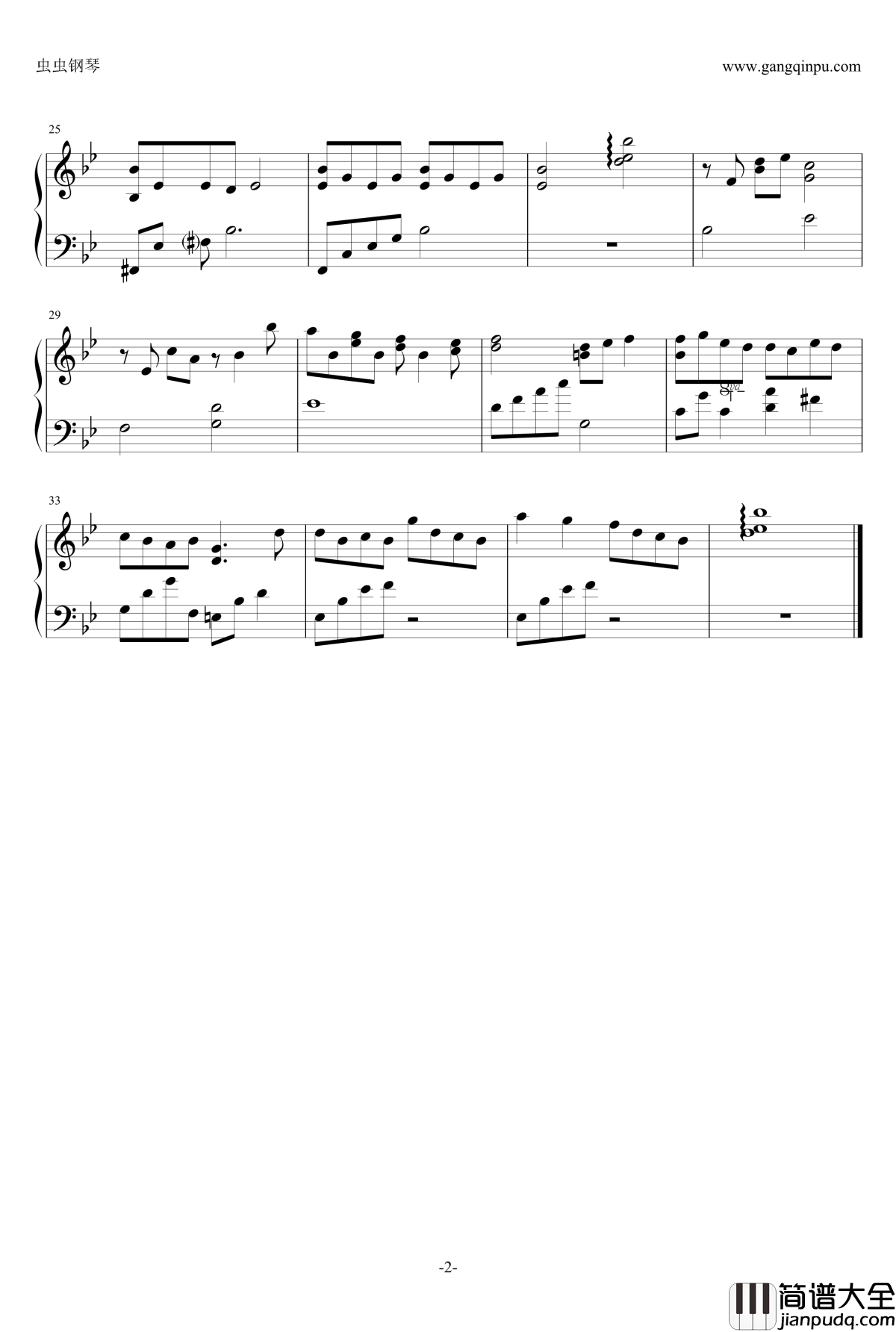 wish钢琴谱_天之恋原声带_渡边善太郎