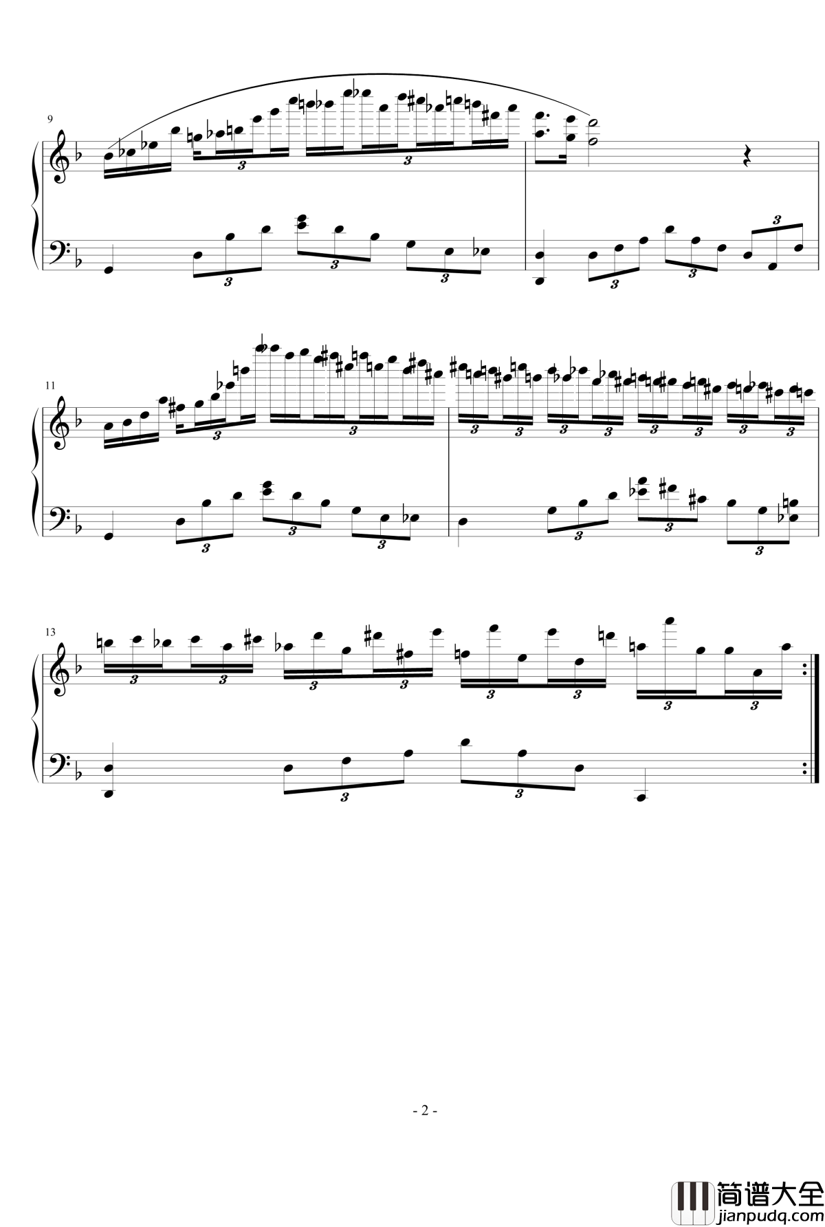 肖邦夜曲印象钢琴谱_流行追梦人