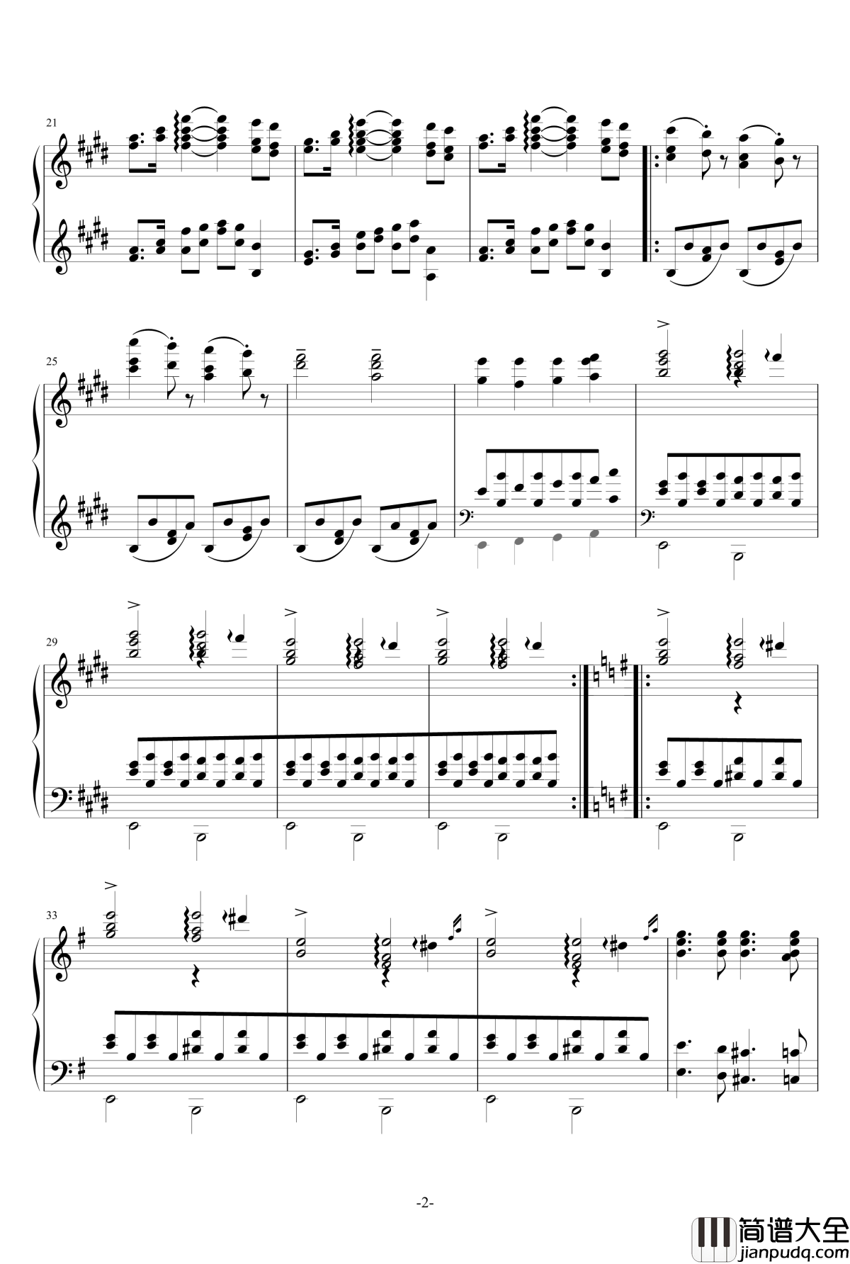 summer_holiday_3钢琴谱_一个球