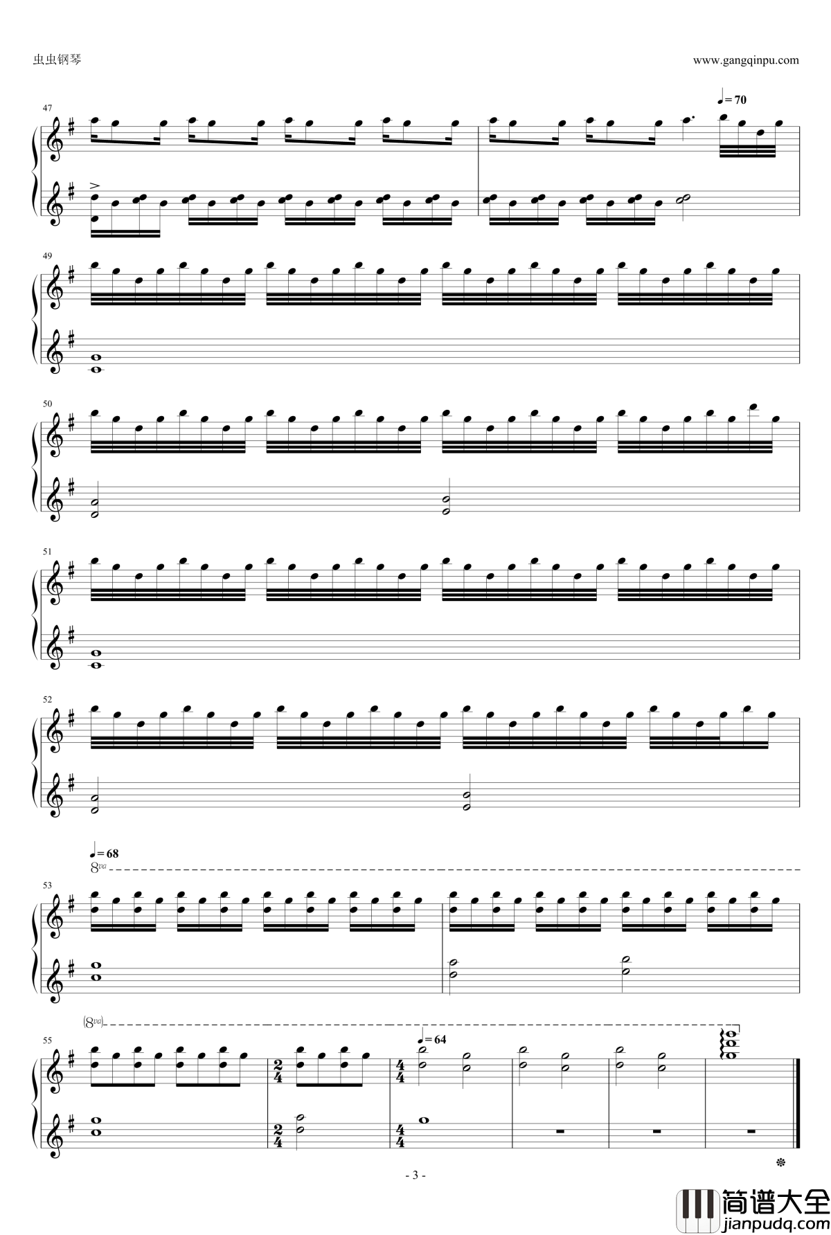 Flight钢琴谱_Doug_Hammer