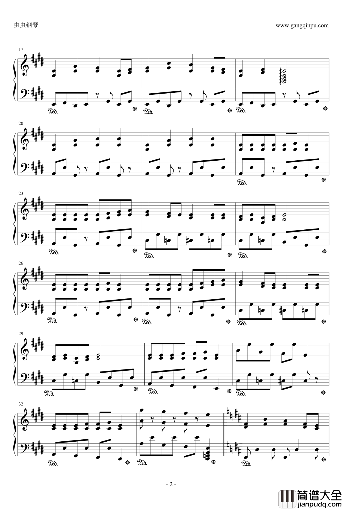 说谎家钢琴谱_うそつき_初音未来