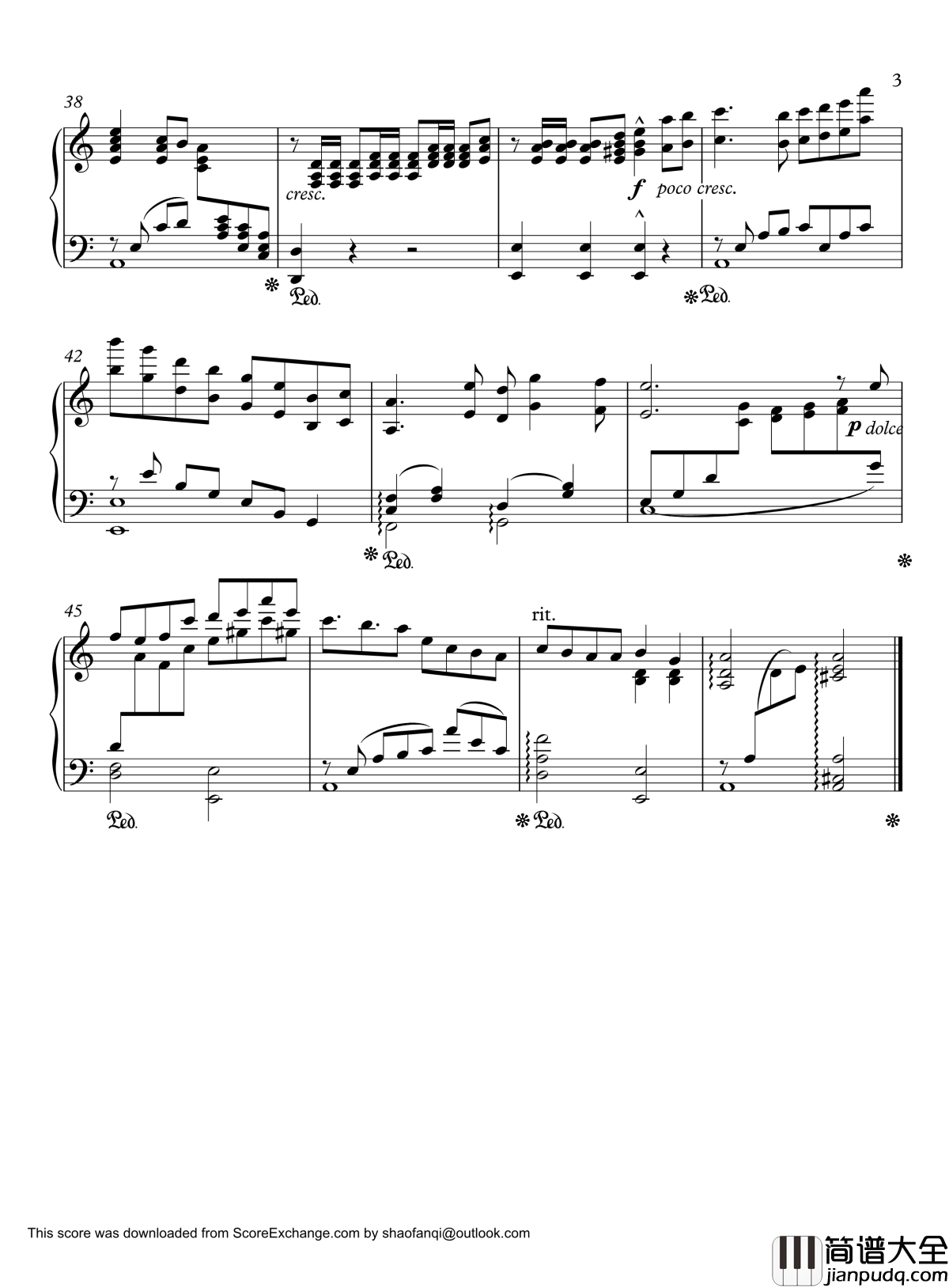 天空の城ラピュタ钢琴谱_主题曲_久石让