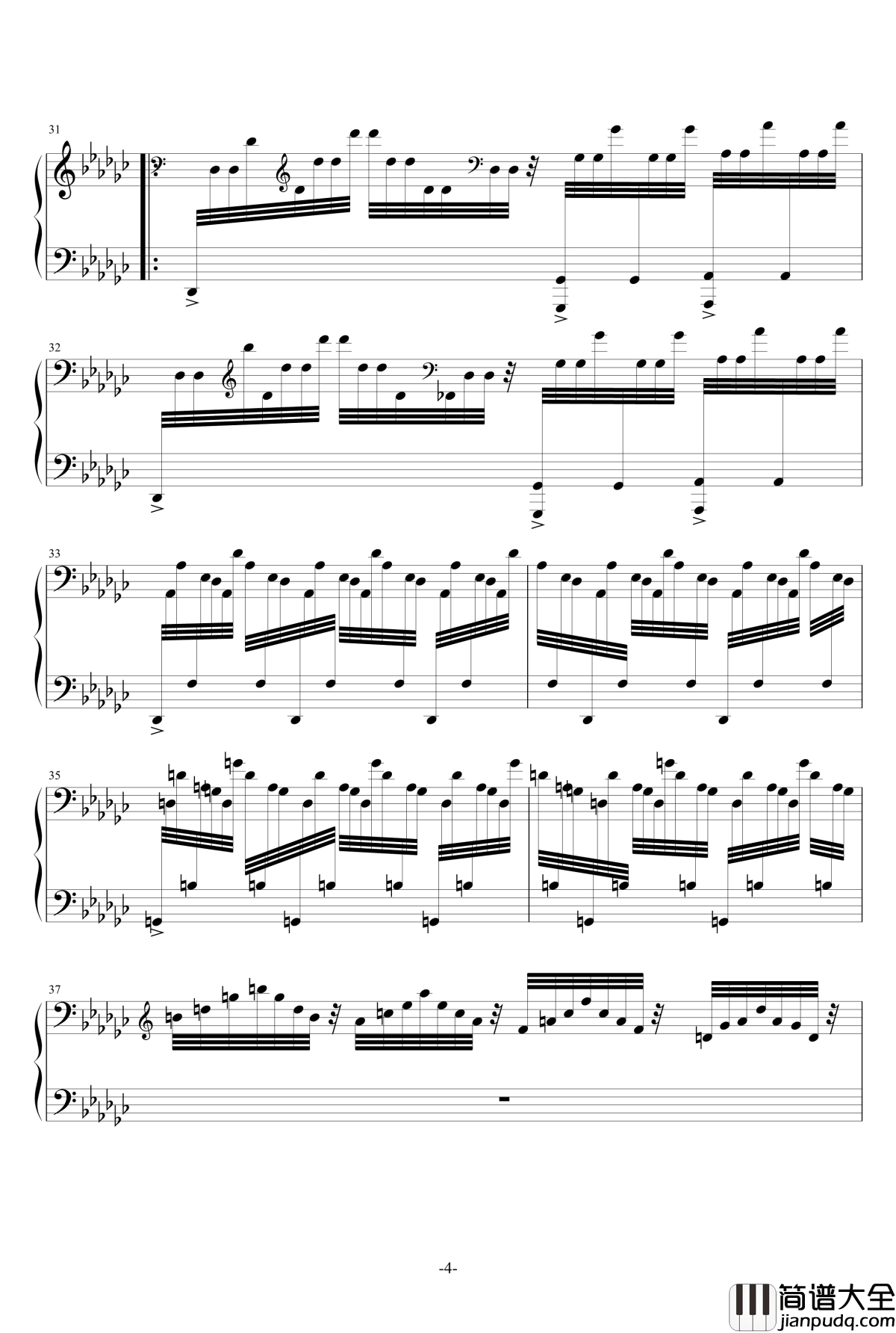 summer_holiday_4钢琴谱_一个球