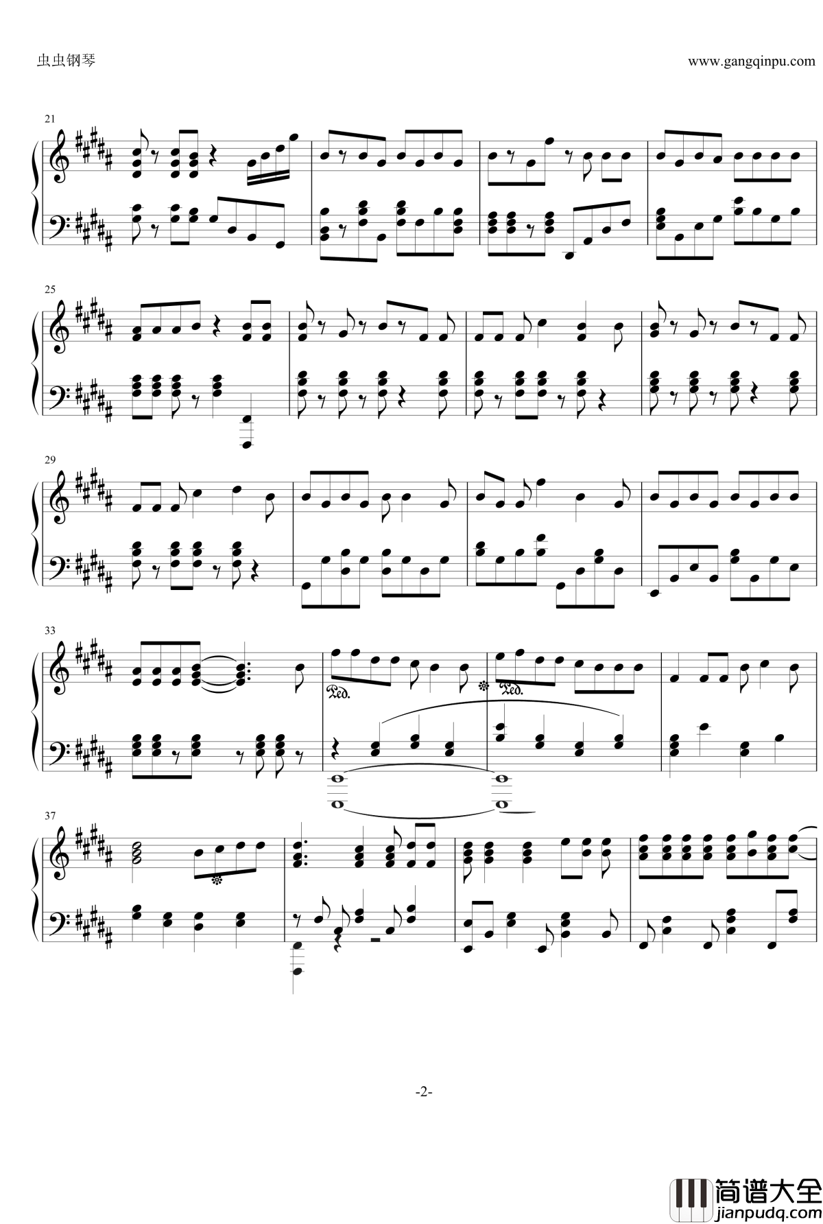 火影忍者疾风传OP17_风_钢琴谱__山猿_火影忍者