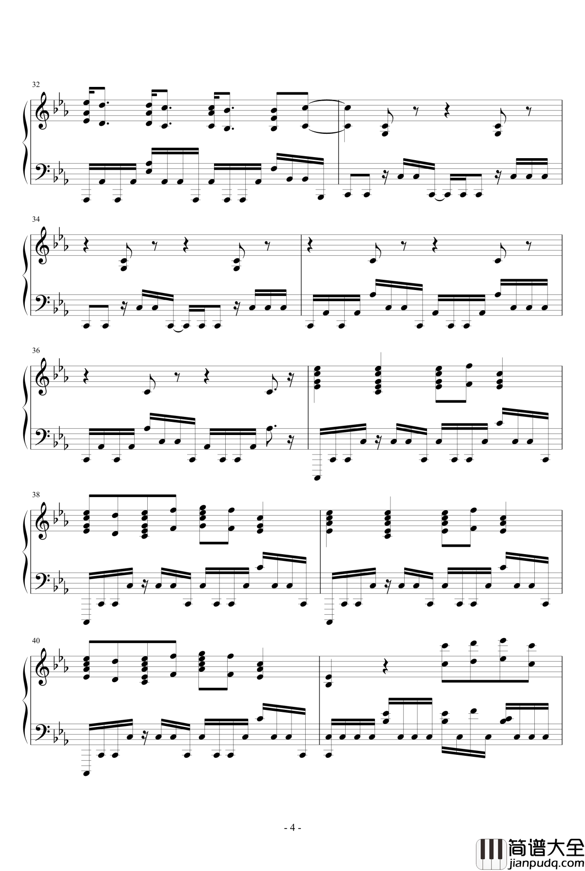 Blumenkranz钢琴谱_泽野弘之