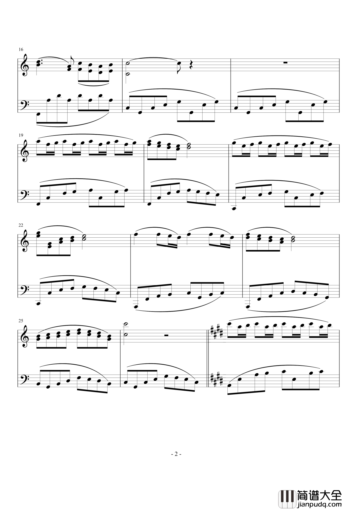 盛春之韵钢琴谱_薇雨陌兰