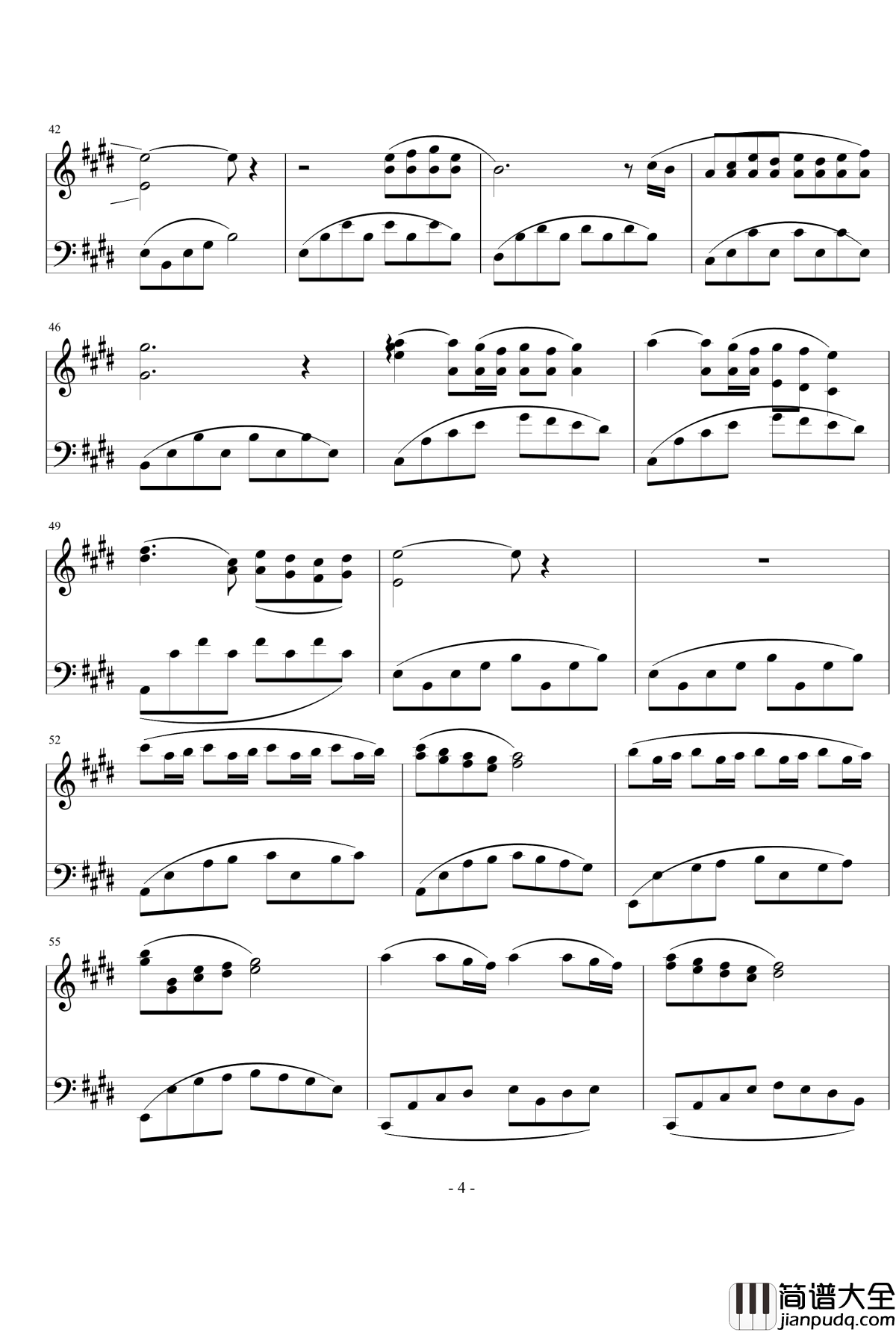 盛春之韵钢琴谱_薇雨陌兰