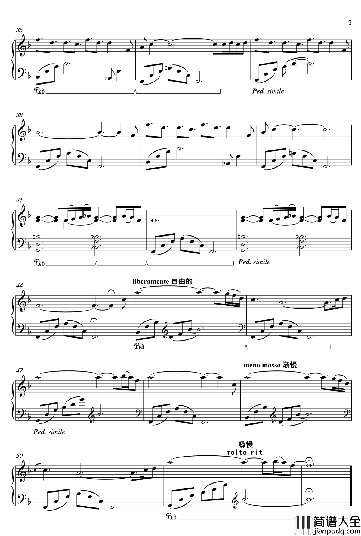 Come_Un_Fiore钢琴谱_Ludovico_Einaudi