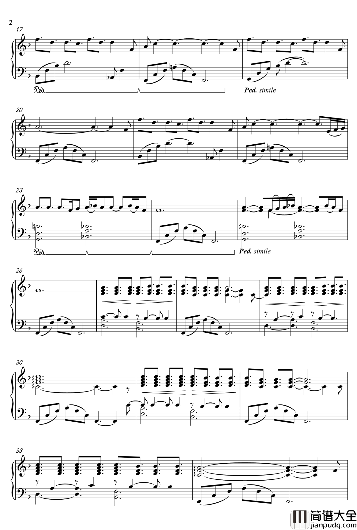 Come_Un_Fiore钢琴谱_Ludovico_Einaudi