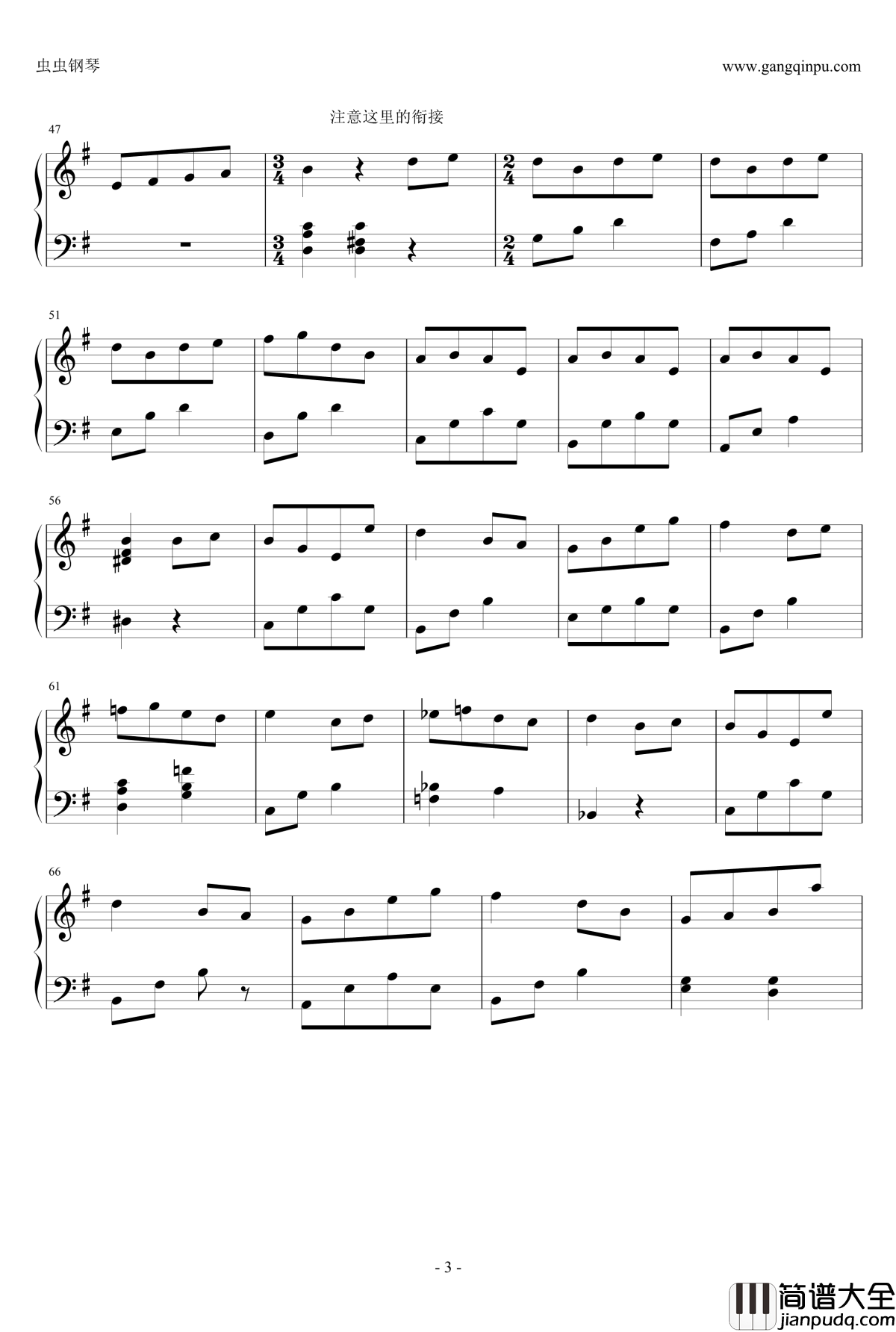 __ソ.ラ.ソ.ミ钢琴谱_异国迷路的十字路口插曲