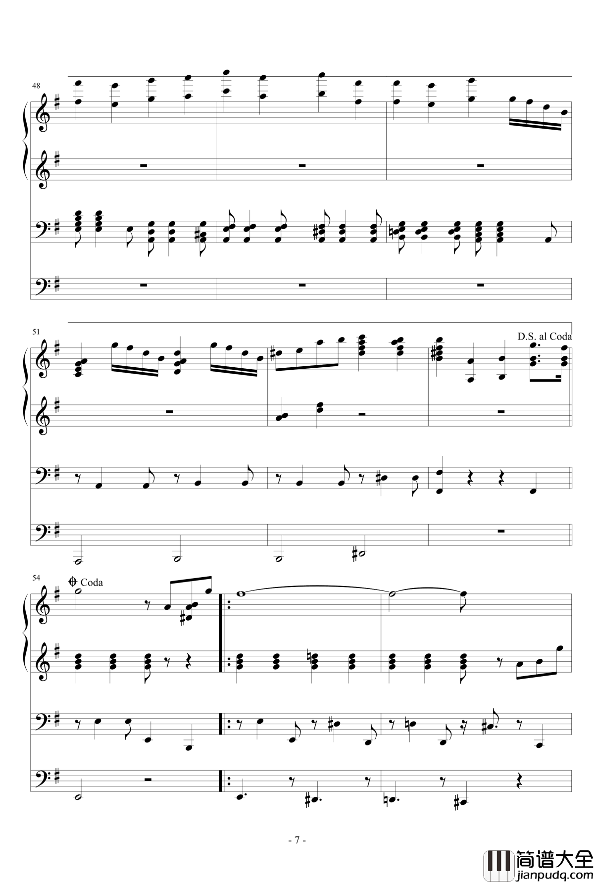 哀歌钢琴谱_平井坚