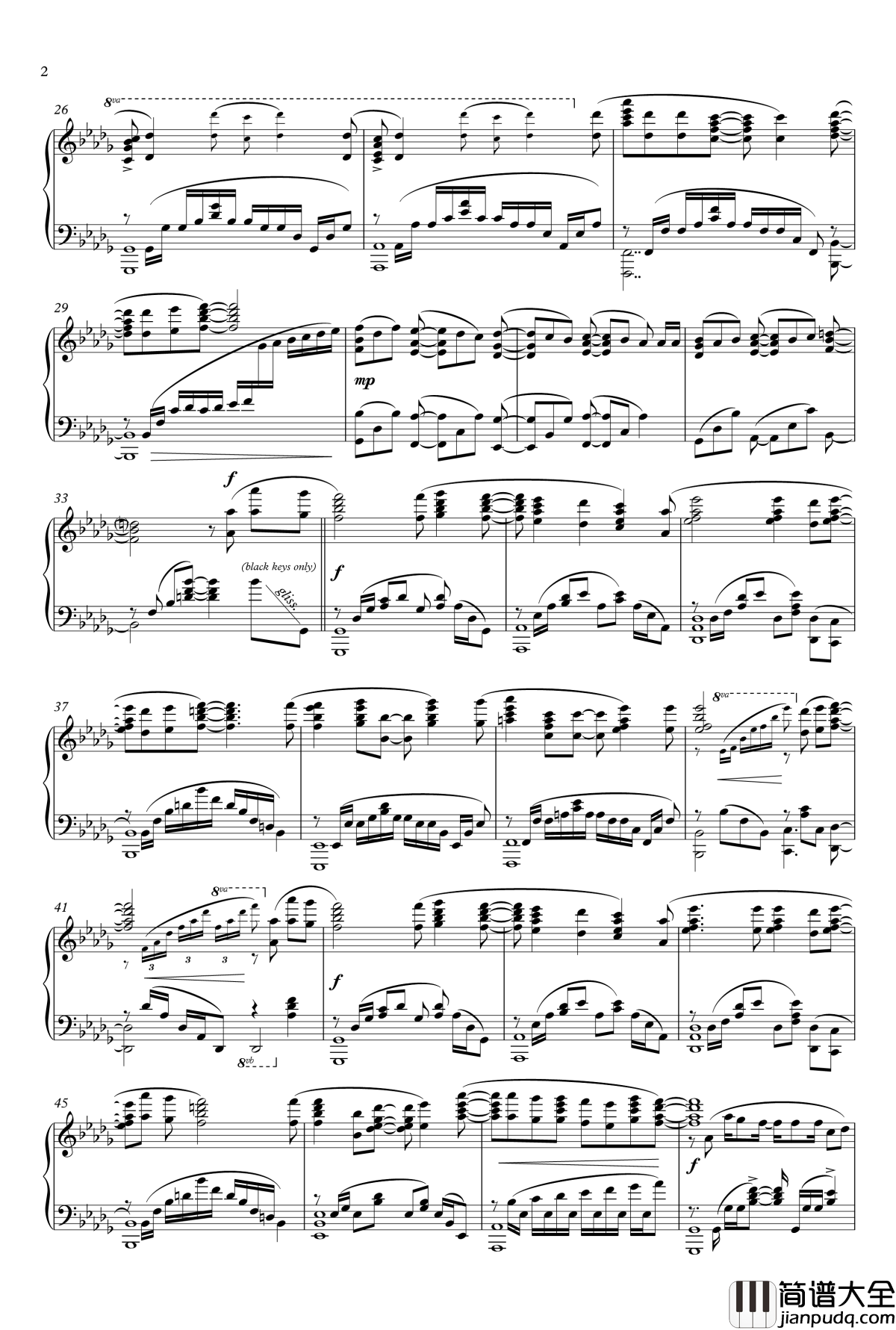 COLORS_叛逆的鲁鲁修_OP1钢琴谱_Animenz