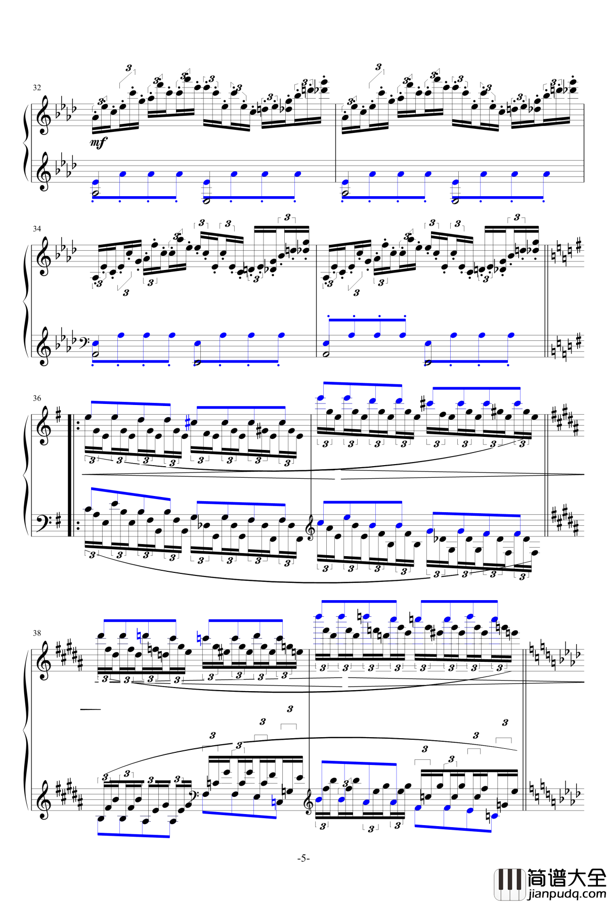 summer_holiday_5钢琴谱_一个球