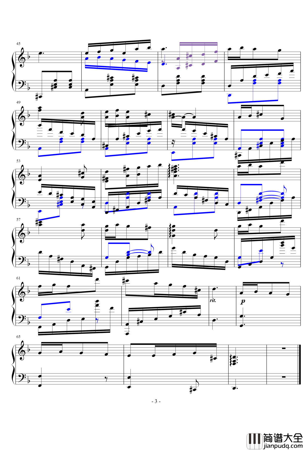 圣·露娜的乐谱钢琴谱No.1_学园都市