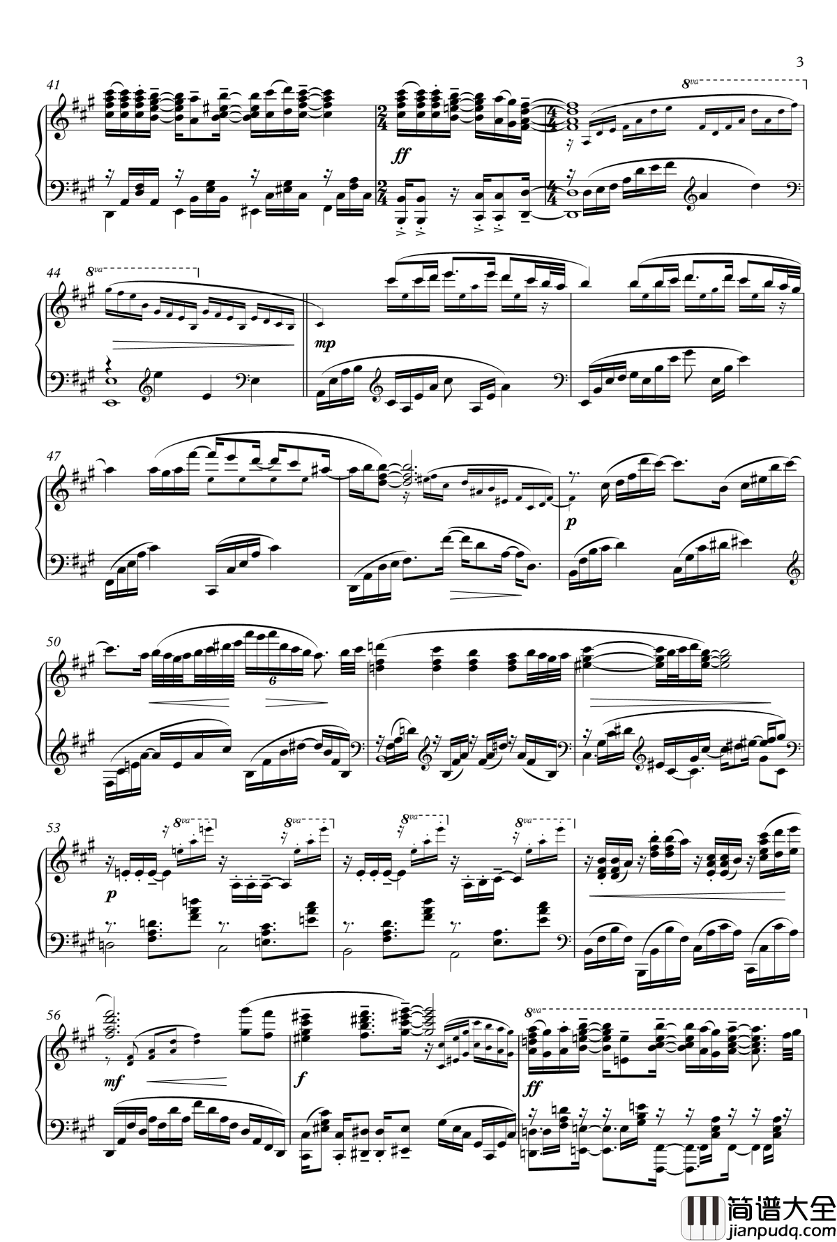 光るなら_四月是你的谎言_OP钢琴谱_Animenz