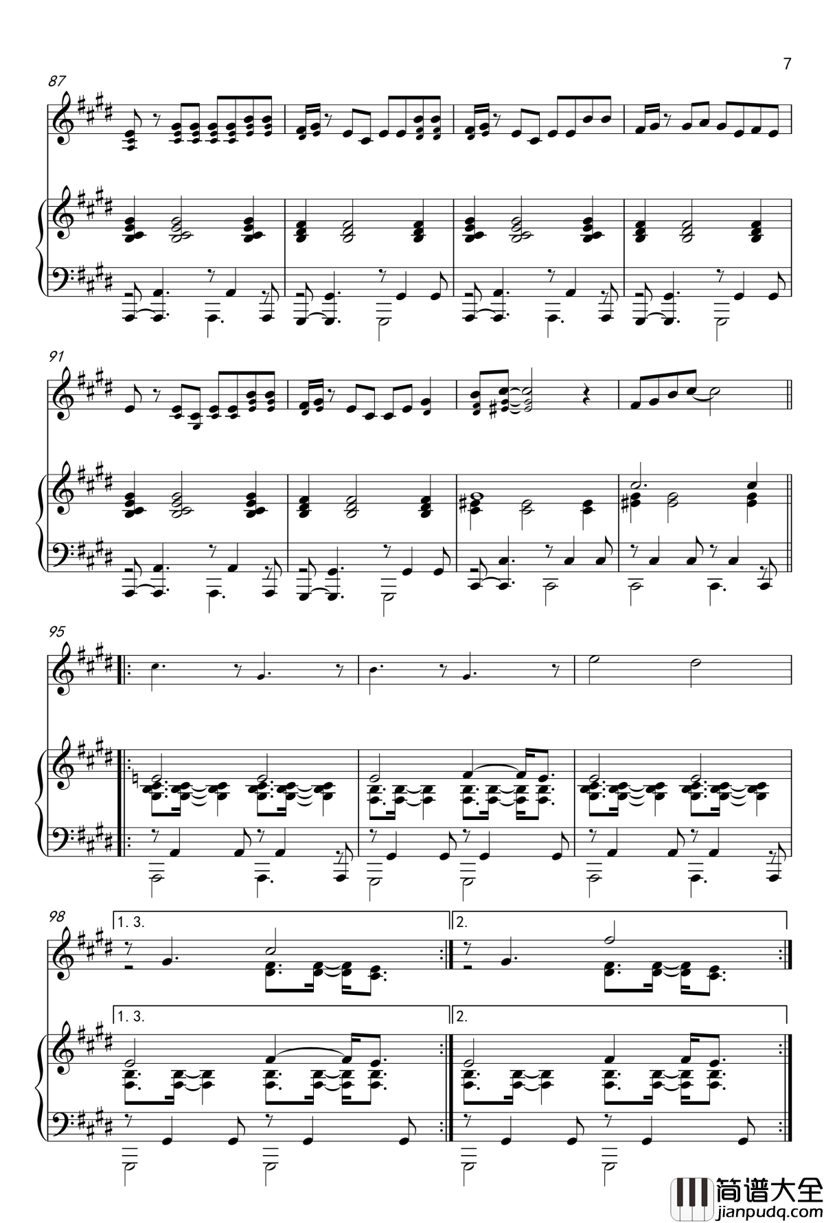 HEART_STATION钢琴谱_宇多田光