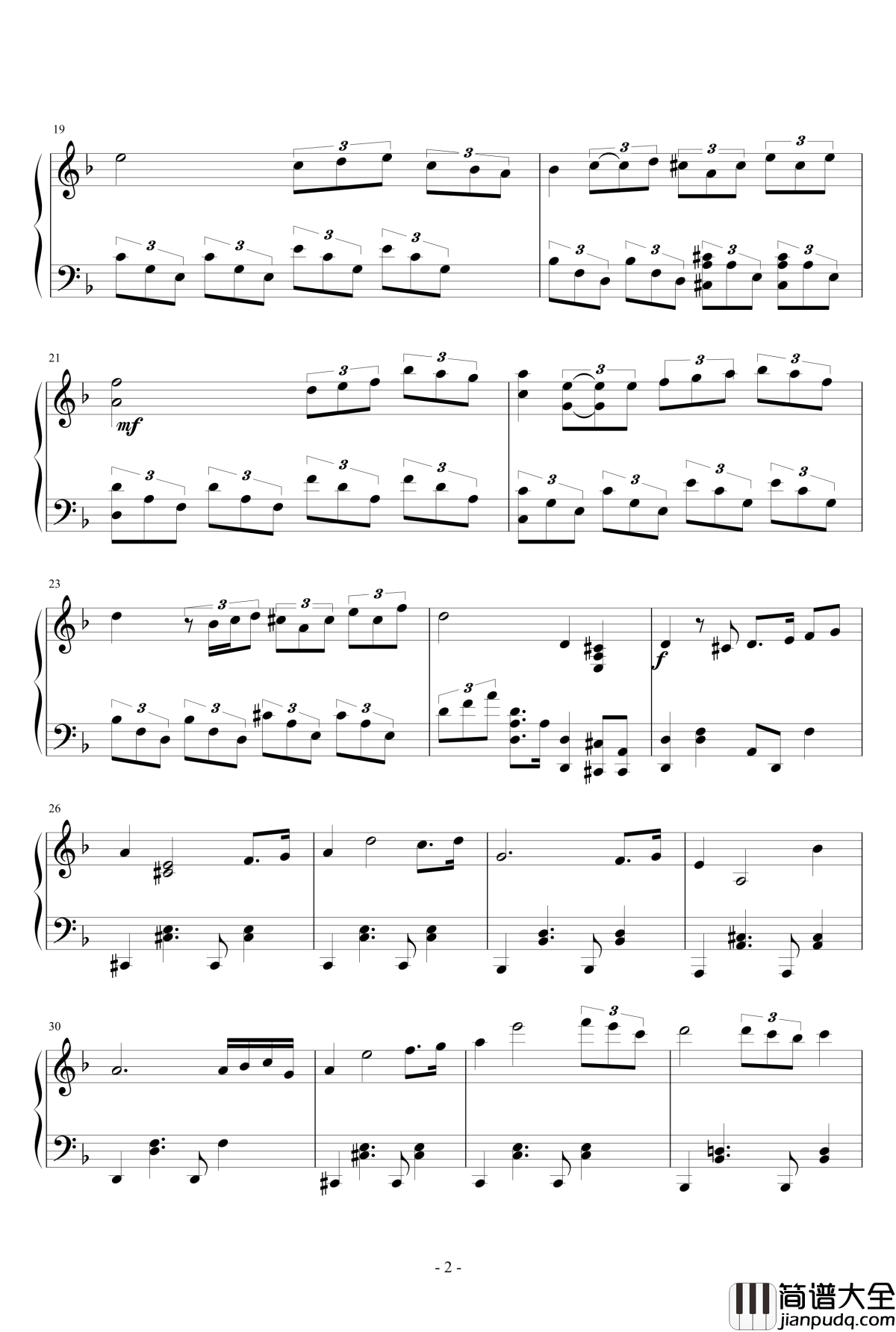 Disenchanted钢琴谱_狂音§