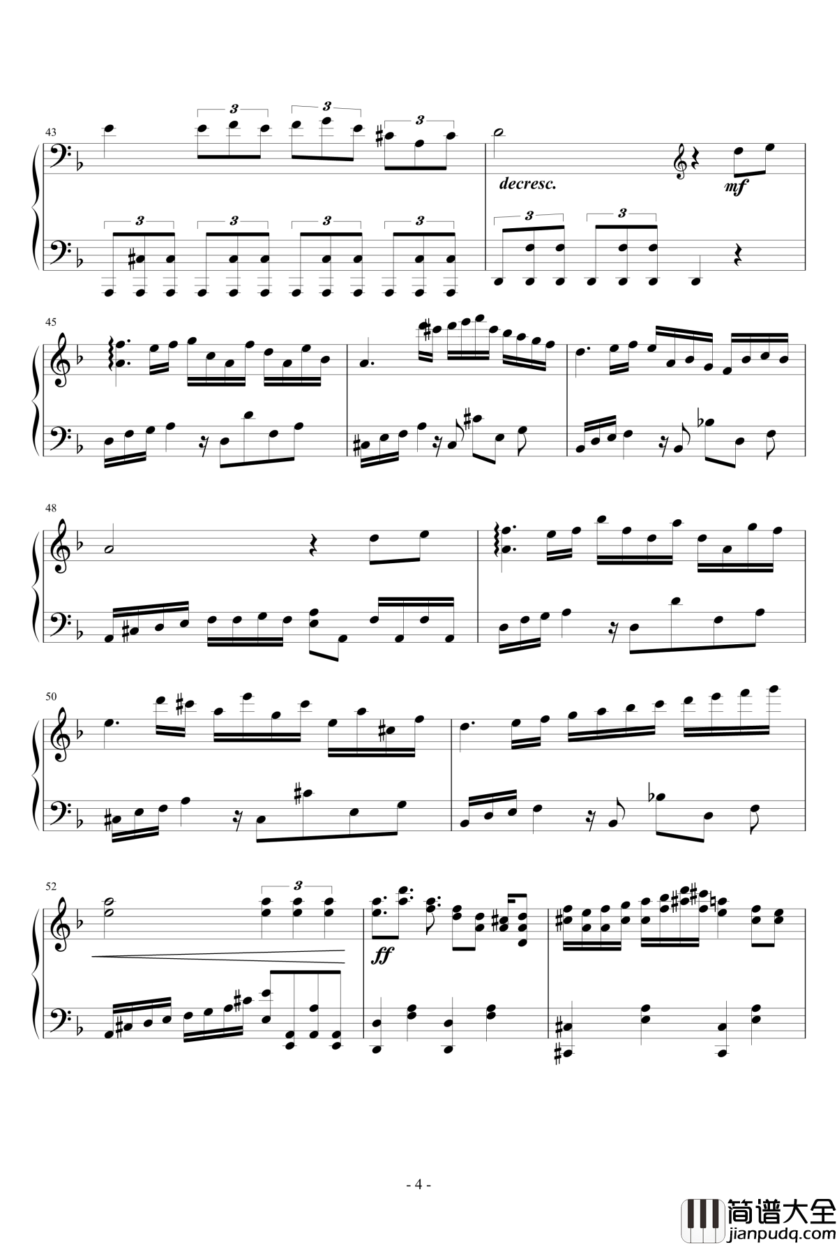 Disenchanted钢琴谱_狂音§