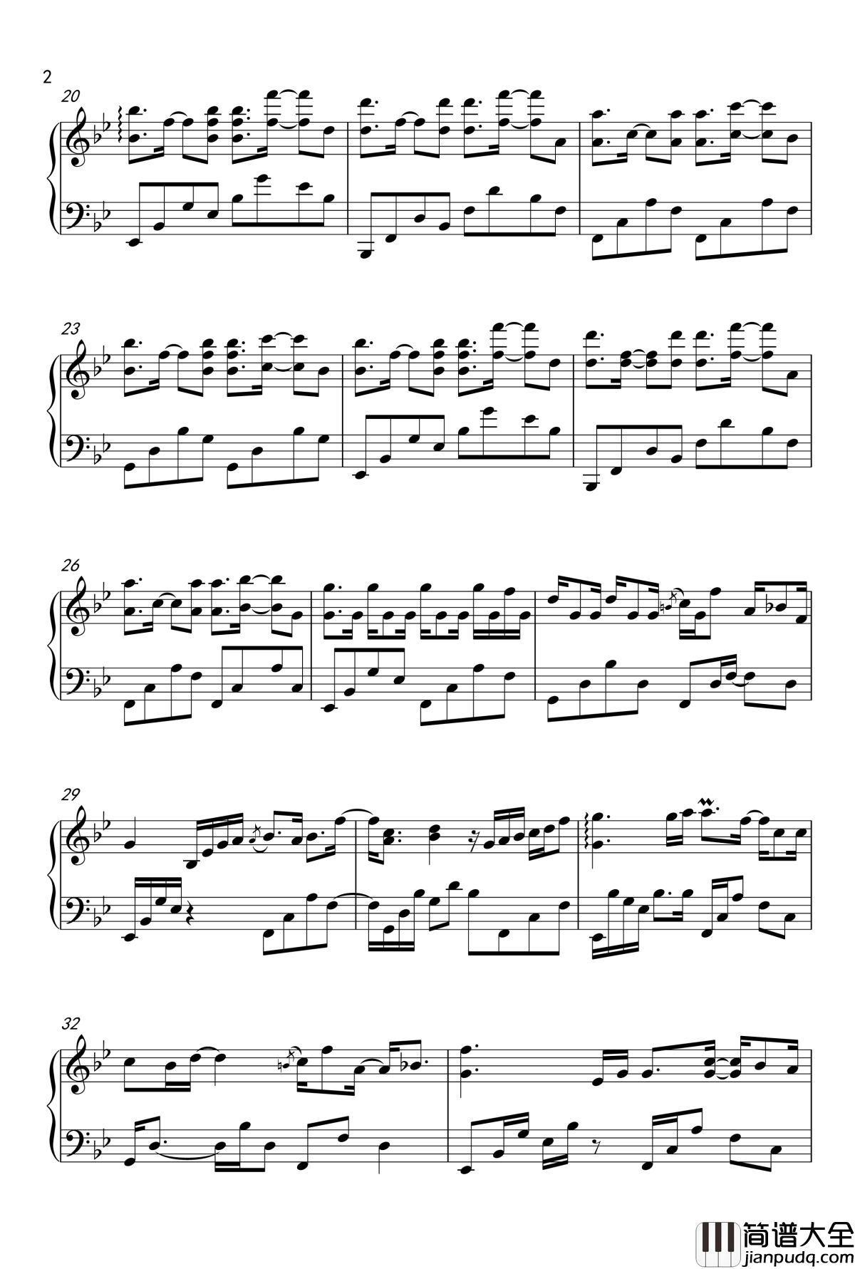 A_Bird_Story钢琴谱_Kan_Gao