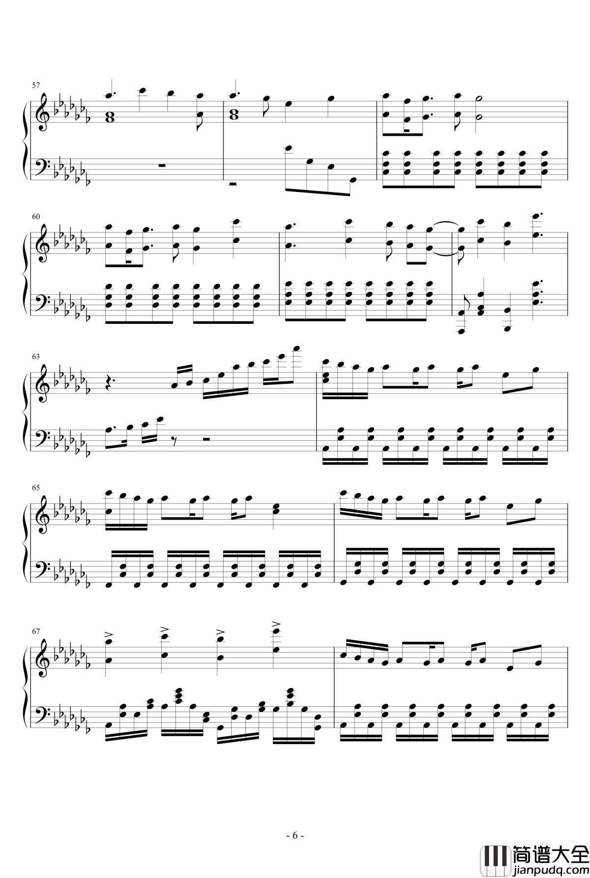 拂晓抵达钢琴谱_初音未来_[初音×巡音]