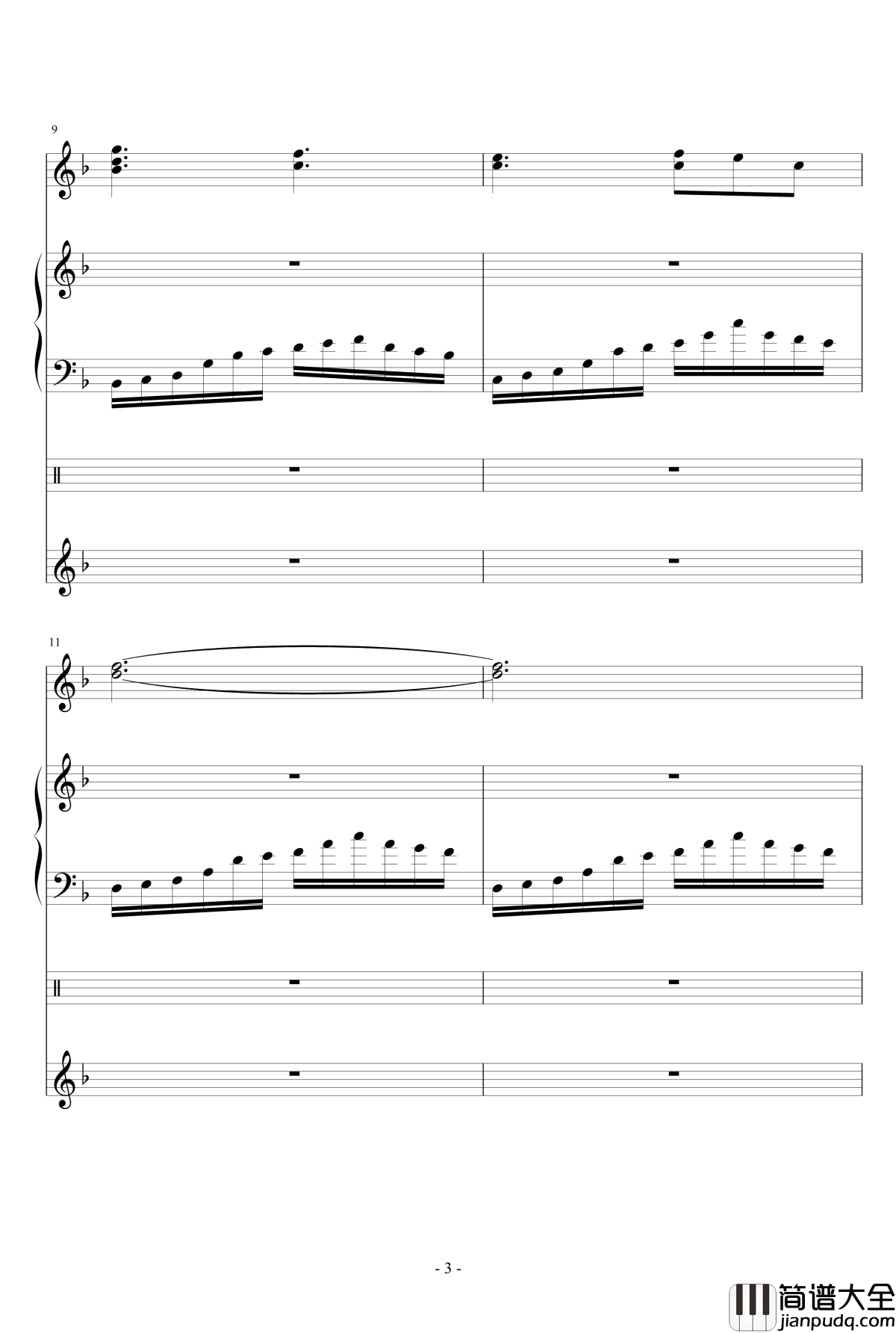 荒野幻象钢琴谱_奈美铃子