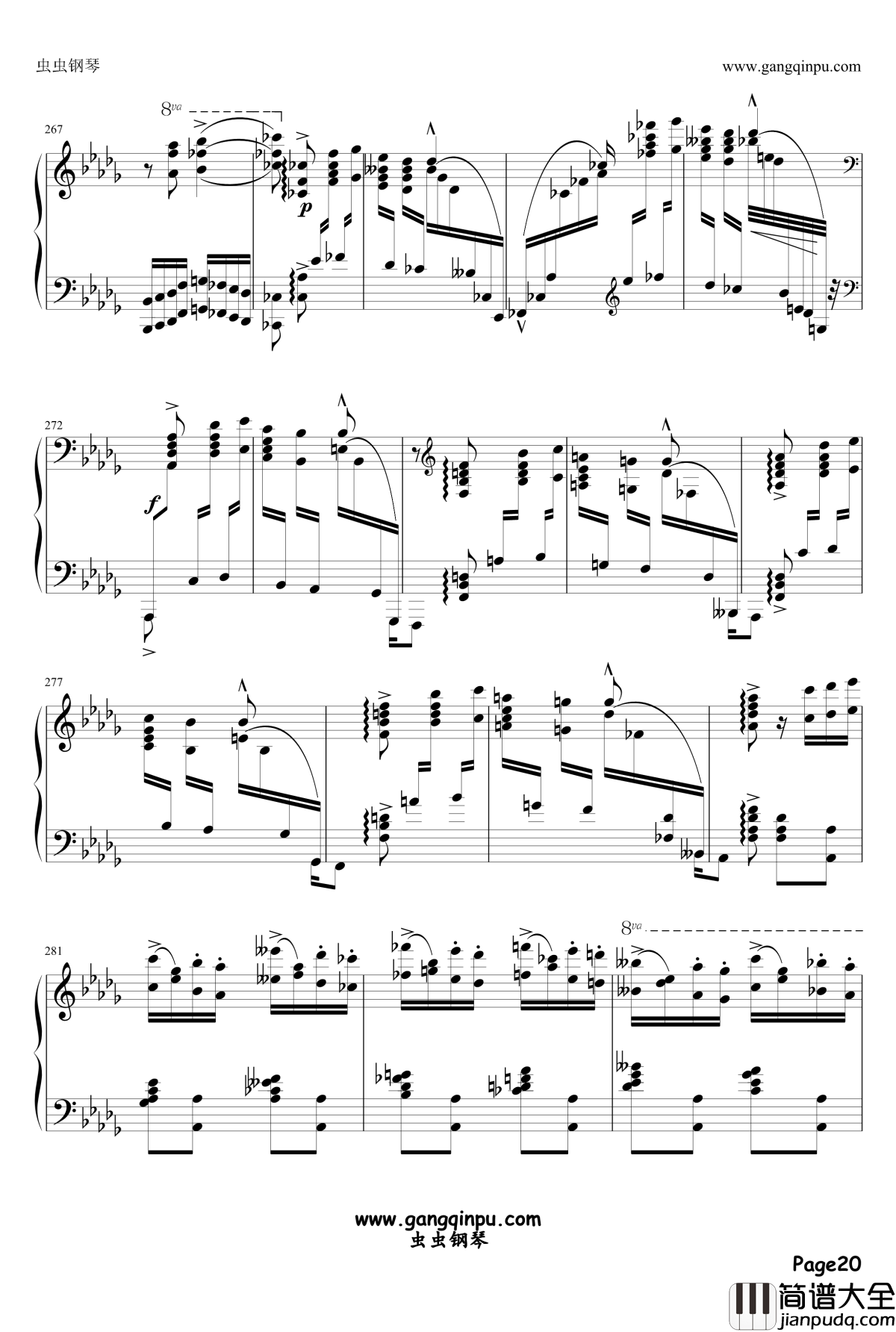 伊斯拉美钢琴谱_Mily_Balakirev