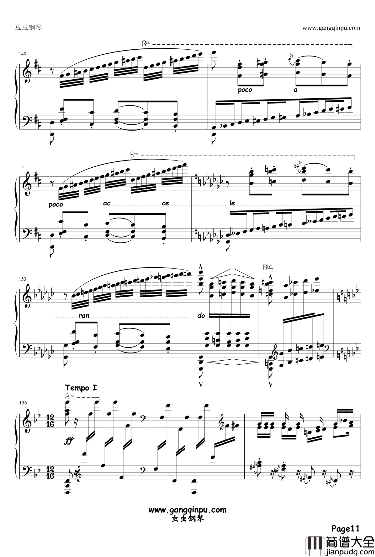 伊斯拉美钢琴谱_Mily_Balakirev