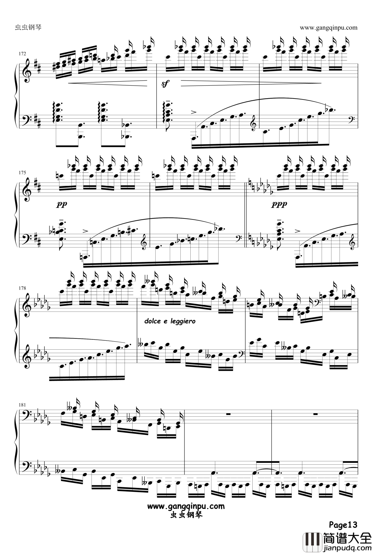 伊斯拉美钢琴谱_Mily_Balakirev