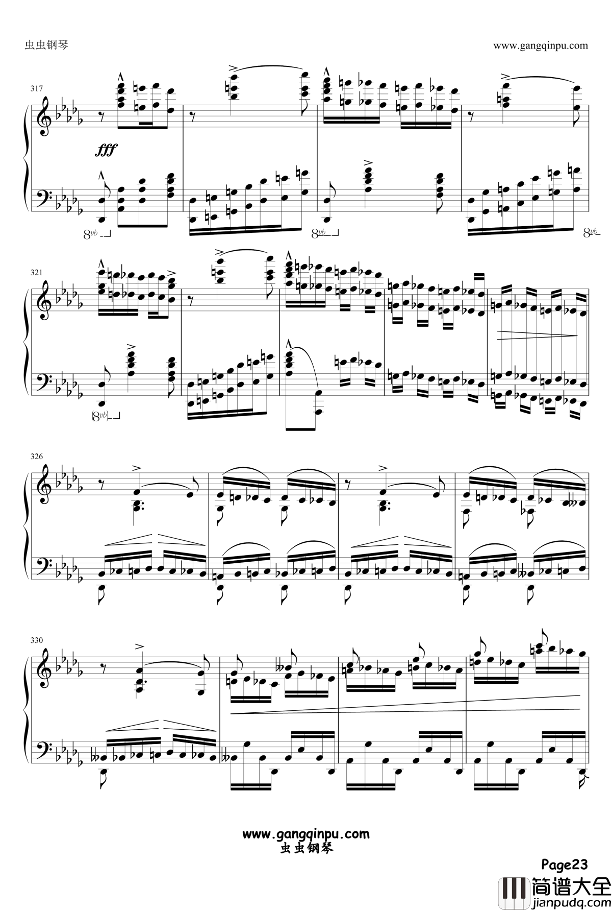 伊斯拉美钢琴谱_Mily_Balakirev