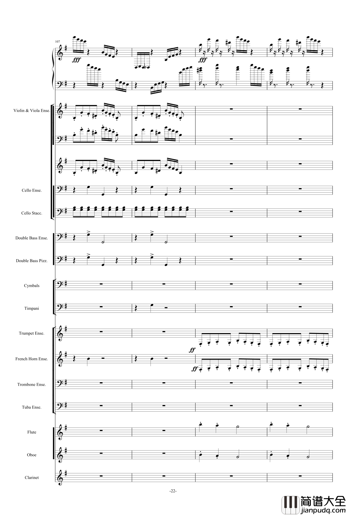 新世界协奏曲_总谱钢琴谱_马克西姆_Maksim·Mrvica