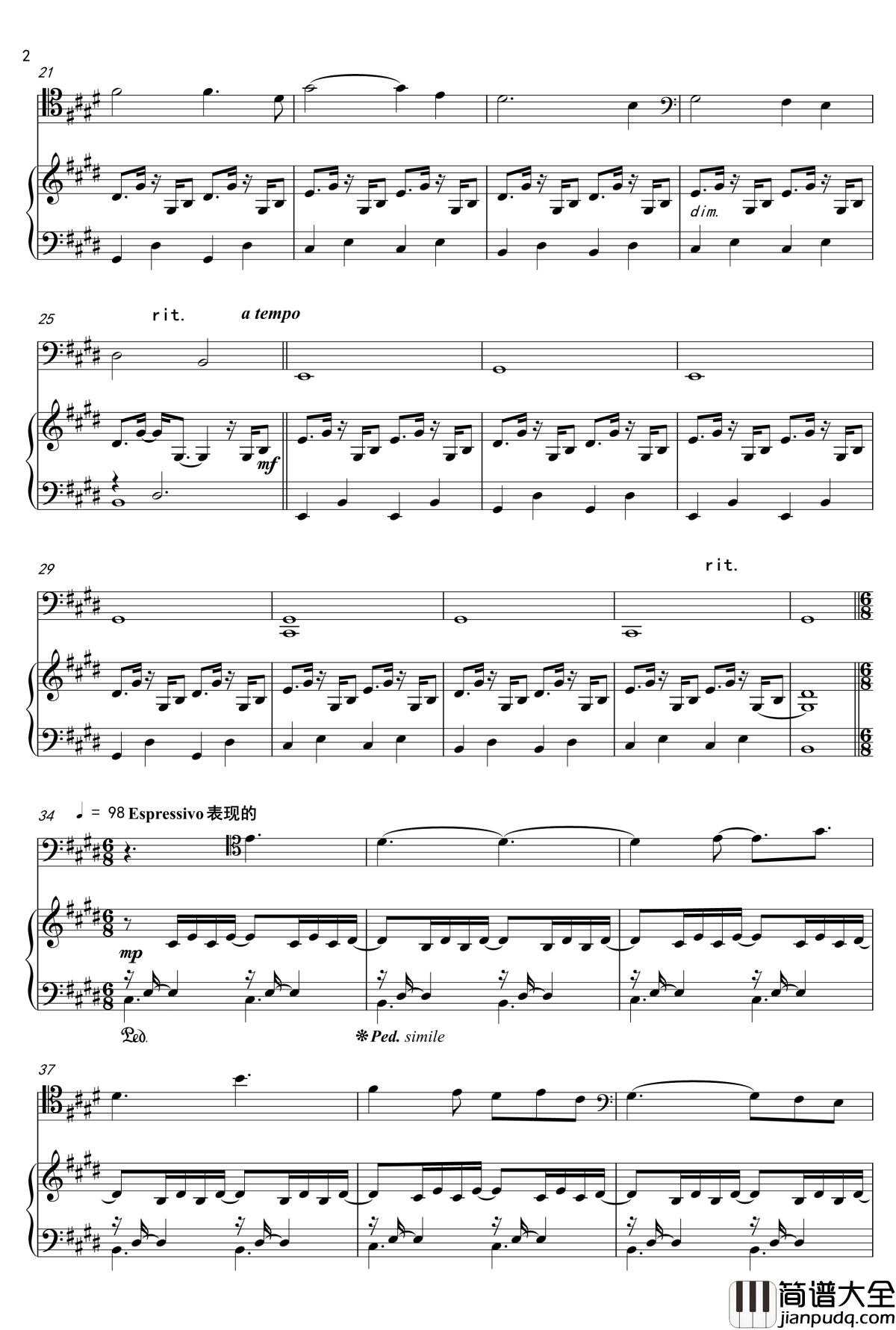 DNA钢琴谱_Ludovico_Einaudi