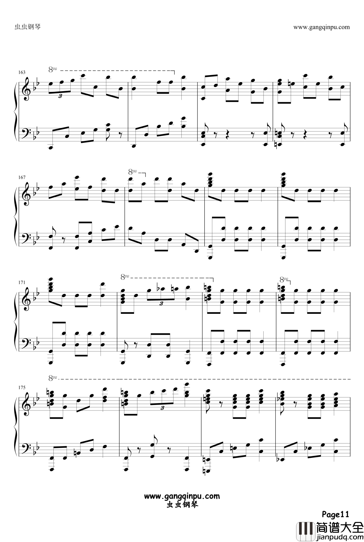 ワルツ第17番ト短调_‘大犬のワルツ’钢琴谱_virkato