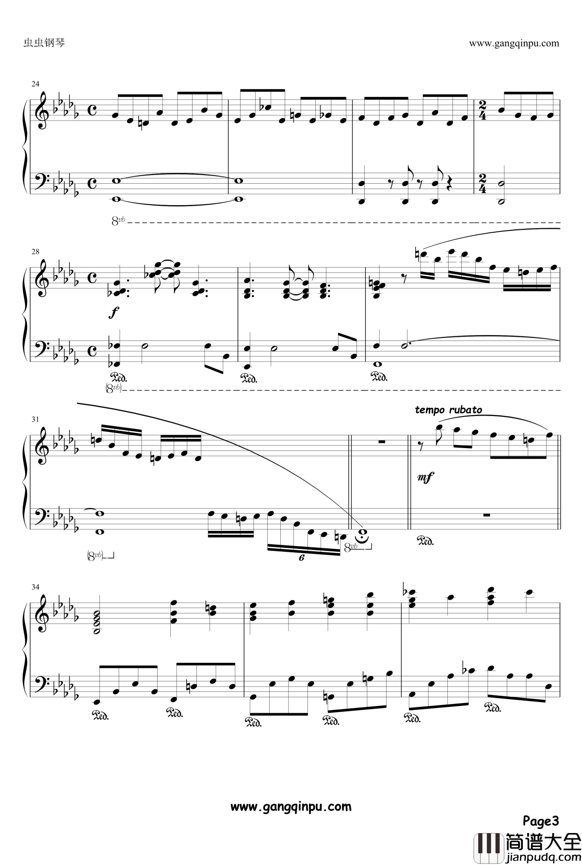 Zektbach叙事诗钢琴谱_第三章_Zektbach