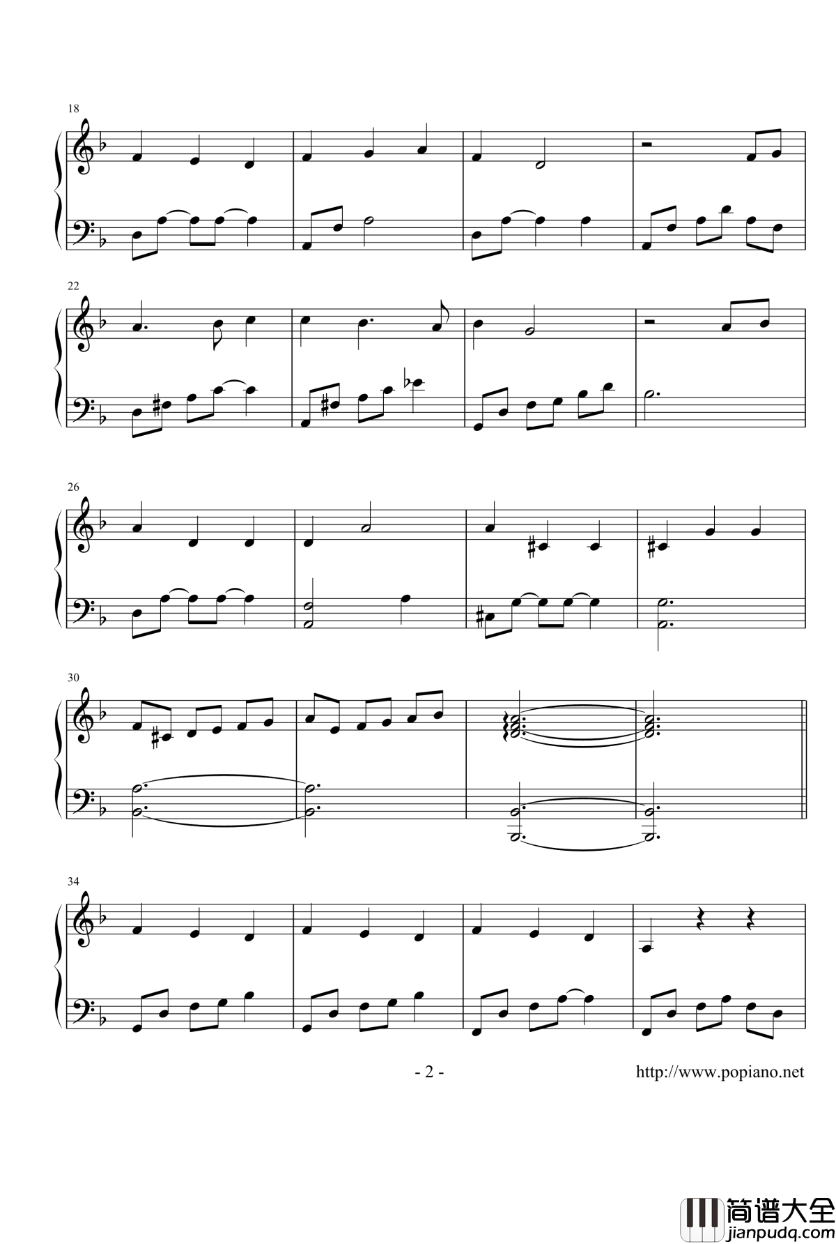 Doctor异乡人钢琴谱