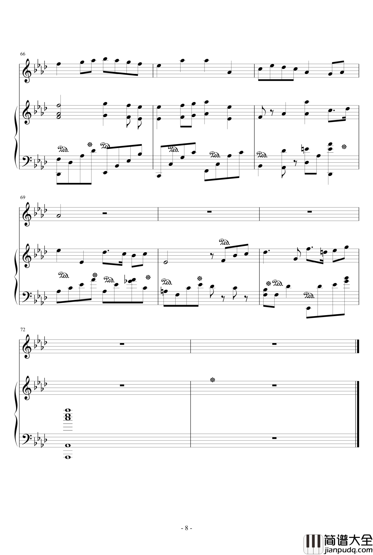 月入天心钢琴谱_Op._4_夏日梦舞